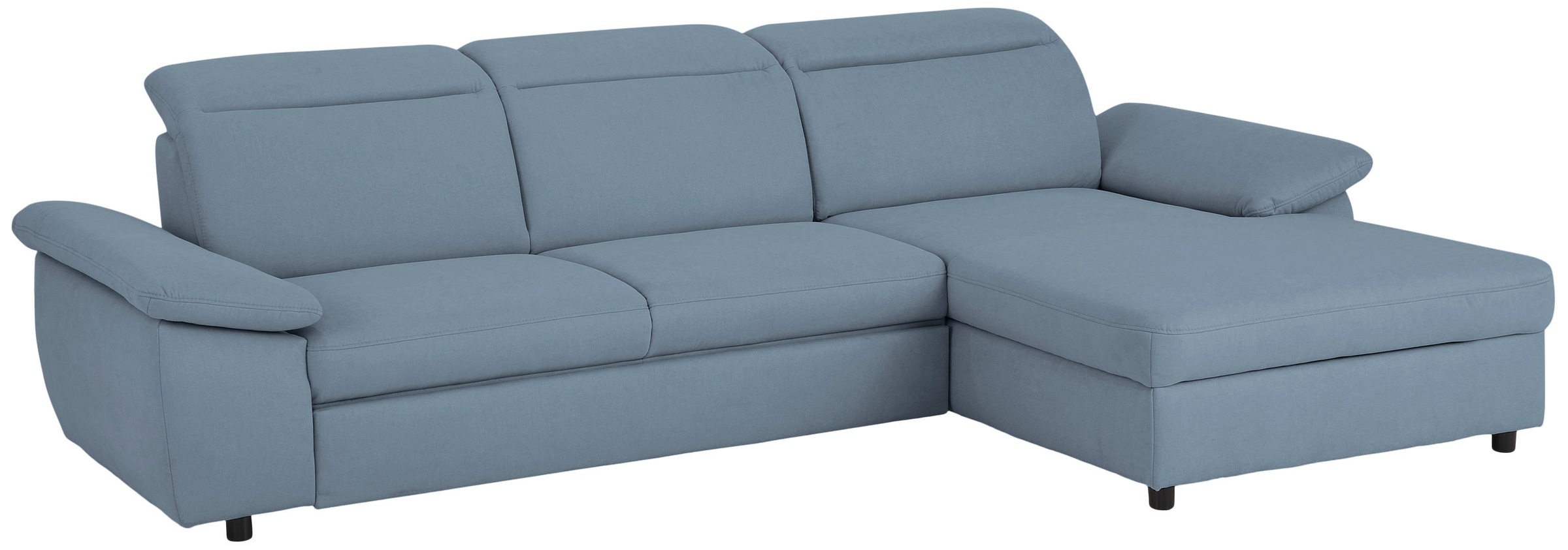 Home affaire Ecksofa »Mauritius L-Form«, mit Kopfteil- und Armlehnverstellung, mit Bettfunktion und Bettkasten