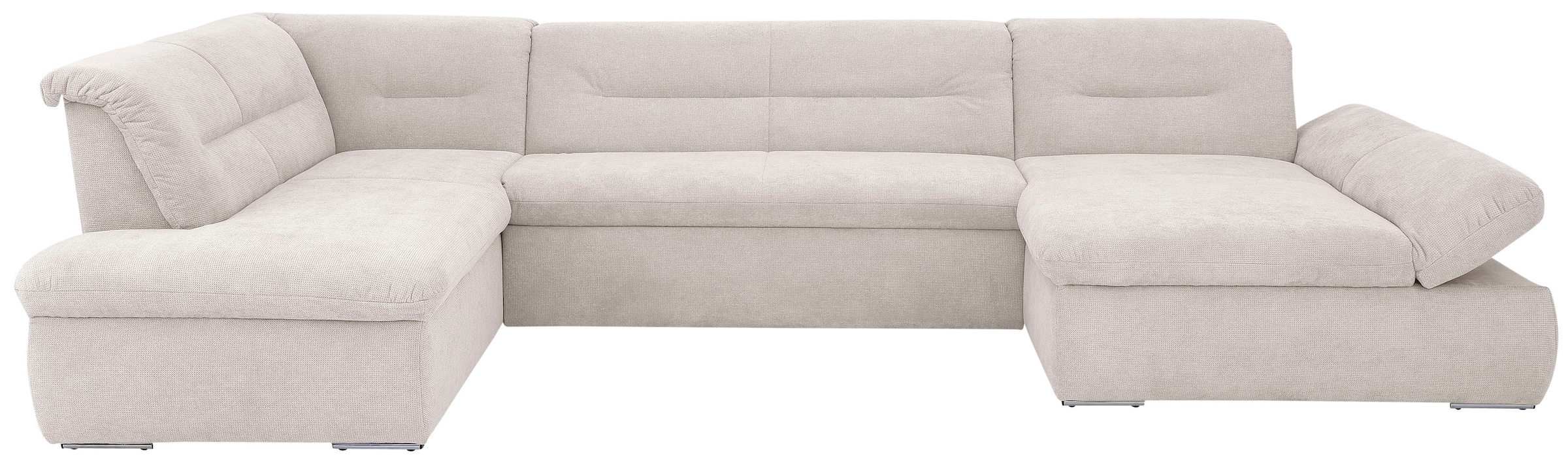 INOSIGN Wohnlandschaft »Avesa U-Form«, Wahlweise mit Armteilverstellung und Bettfunktion, B/T/H: 355/216/80cm