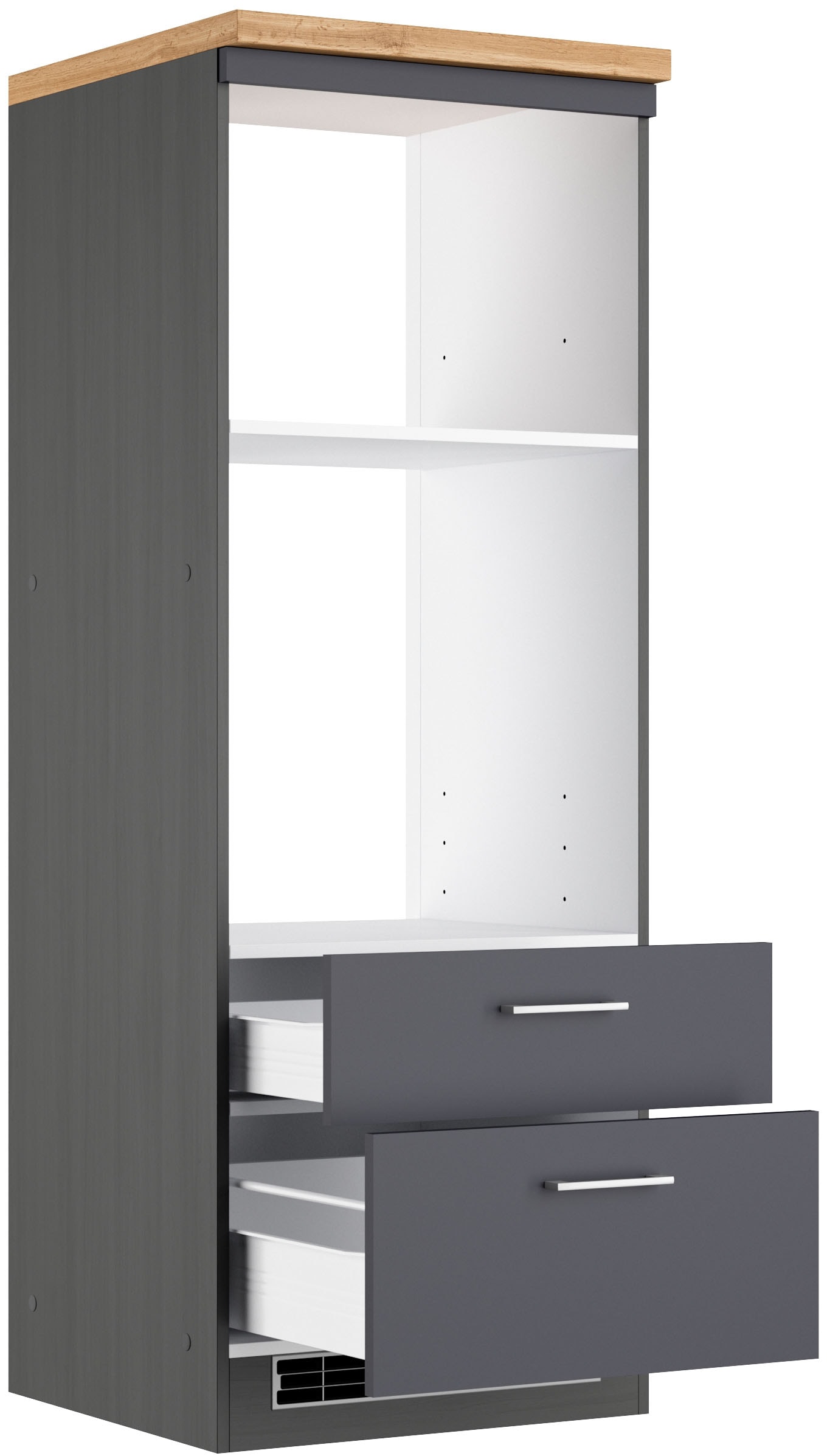 KOCHSTATION Backofenumbauschrank »KS-Milan« Mikrowellen-/Backofenkumbau 60 cm, matt oder hochglänzend