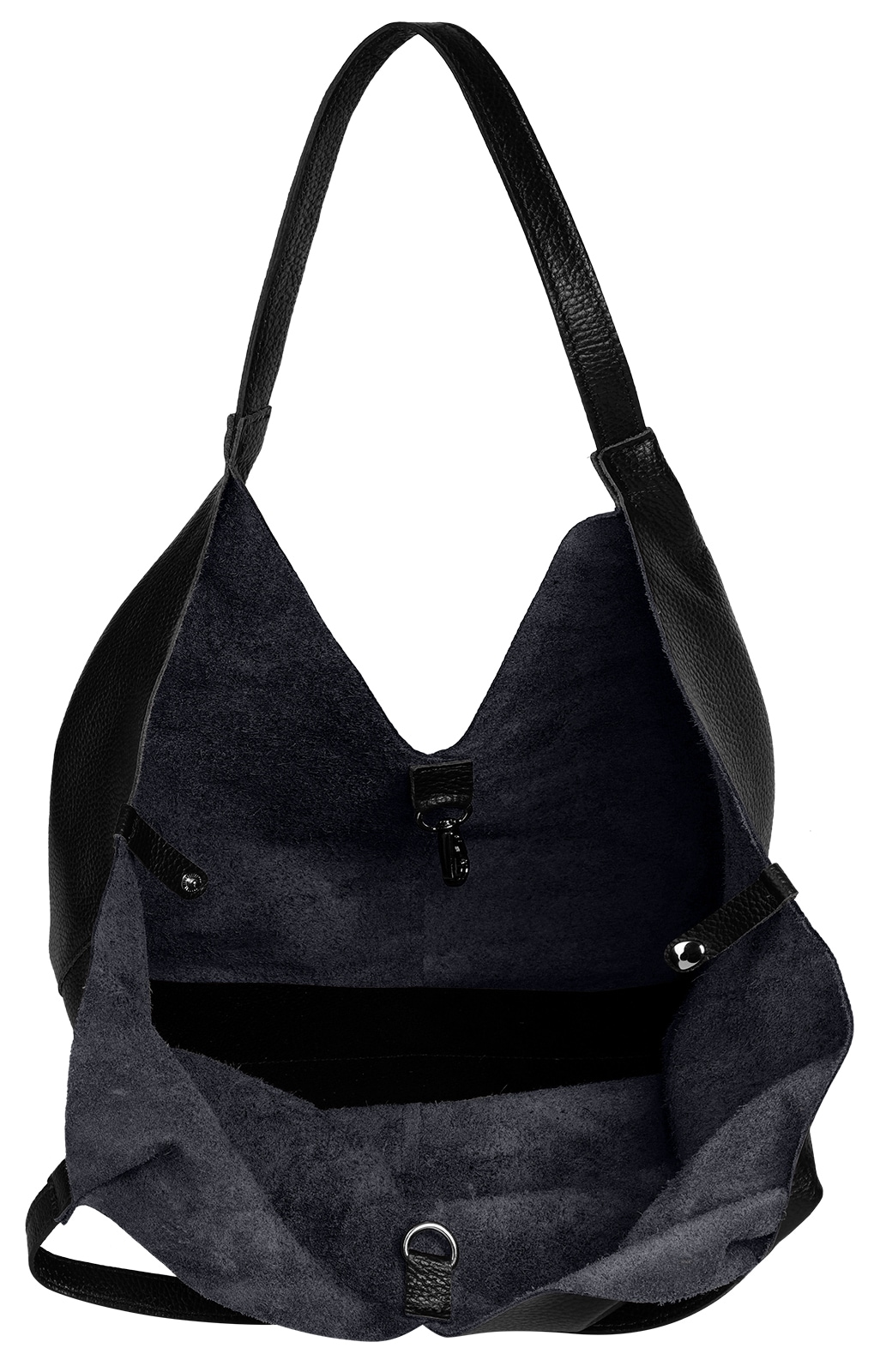 Samantha Look Shopper echt Leder, Made in Italy