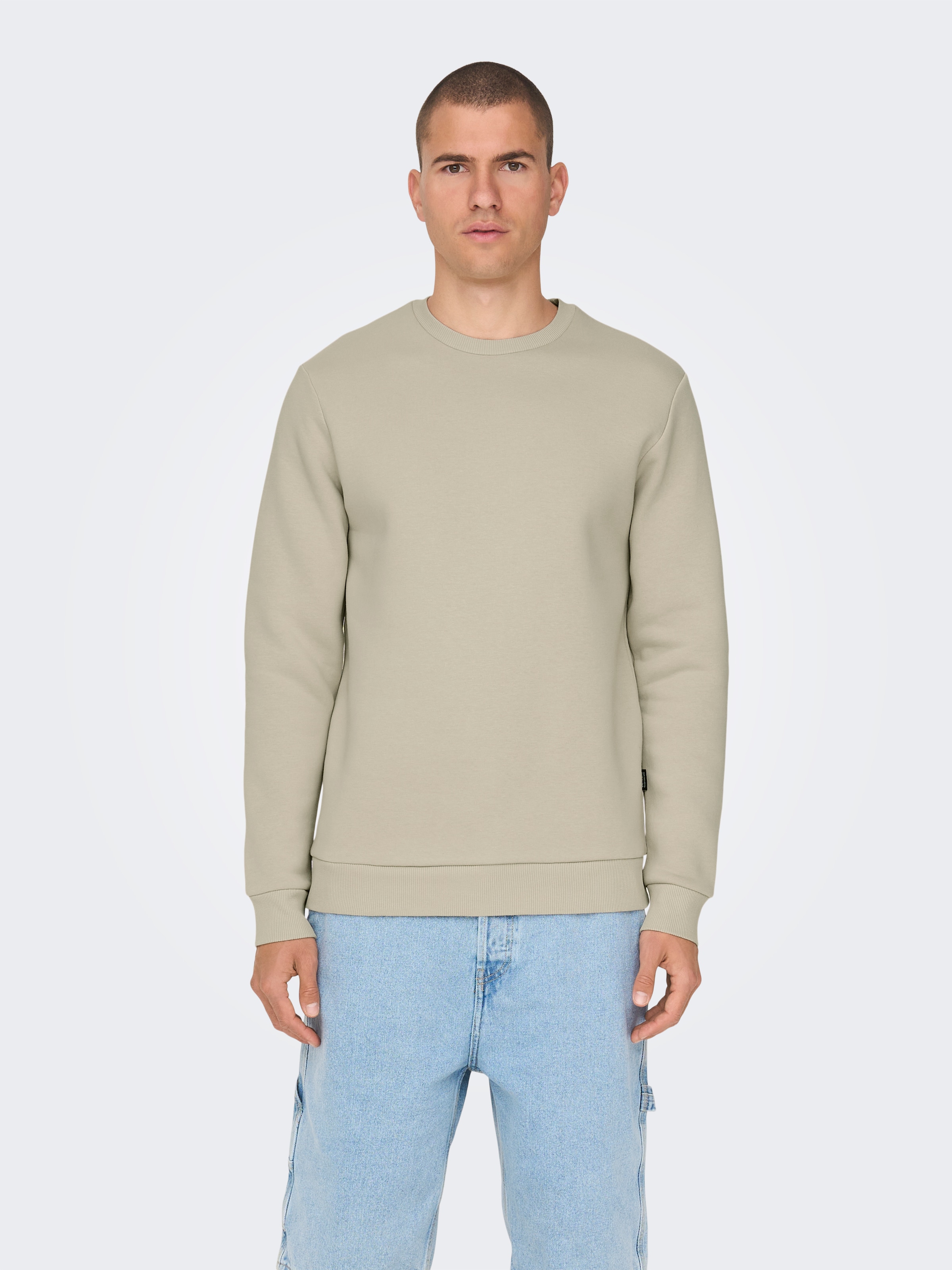 ONLY & SONS Sweatshirt »ONSCERES CREW NECK NOOS«, Baumwollmischung, regular fit
