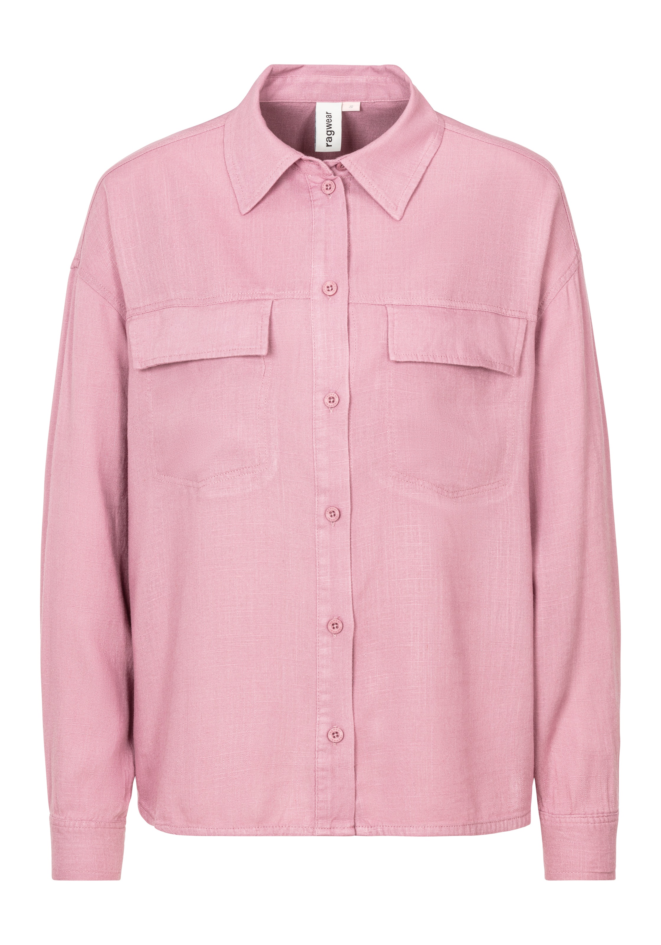Ragwear Langarmshirt »JOCASTA« mit Leinen, relaxed fit