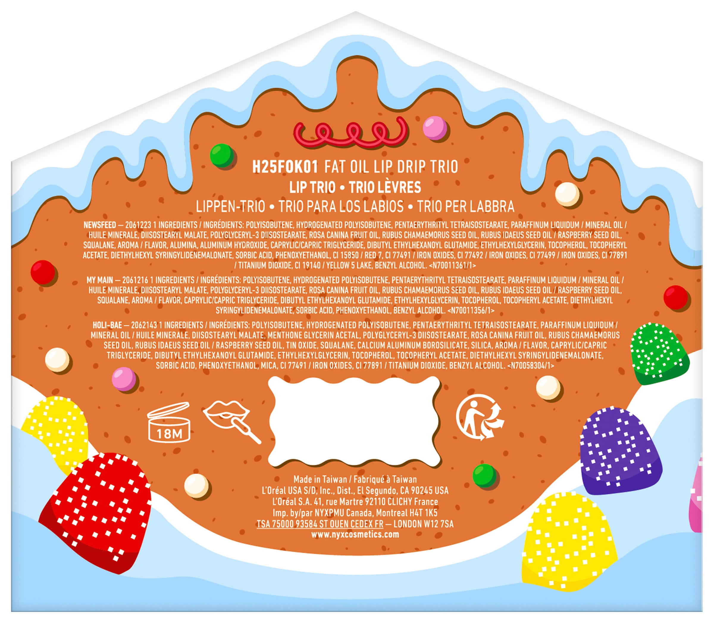 NYX Lipgloss »NYX Professional Makeup Fat Oil Trio Kit«