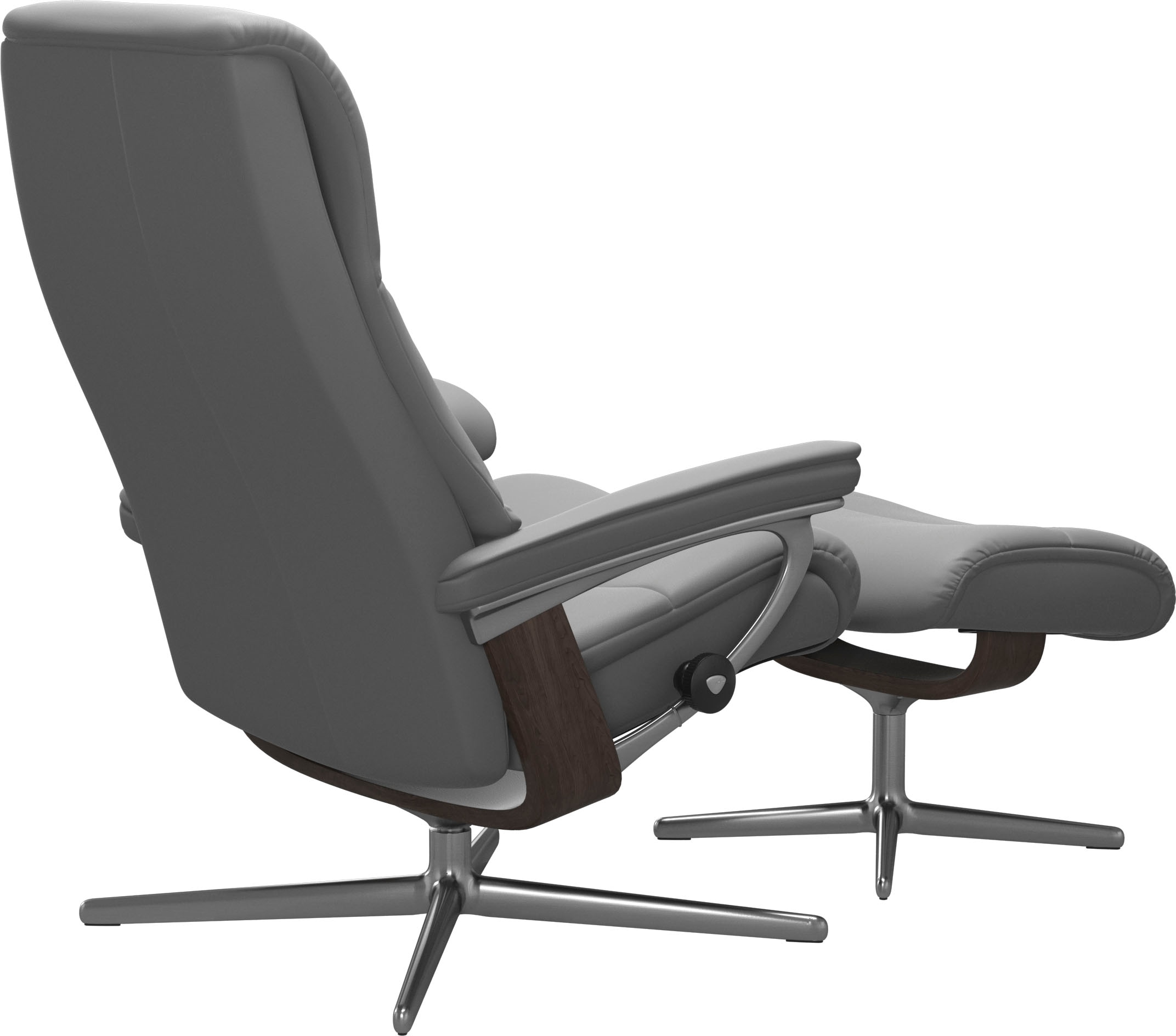 Stressless® Fußhocker »View« mit Cross Base, Größe S, M & L, Holzakzent Wenge