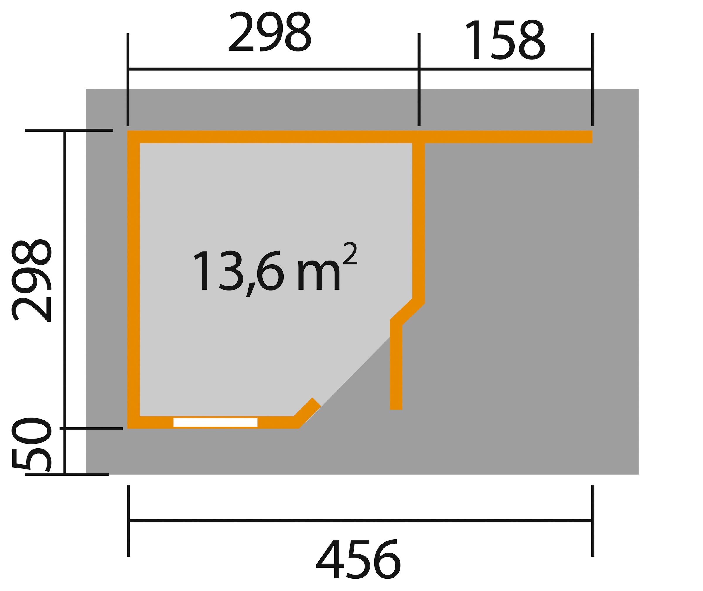 weka Gartenhaus »Designhaus 213A Gr.2«