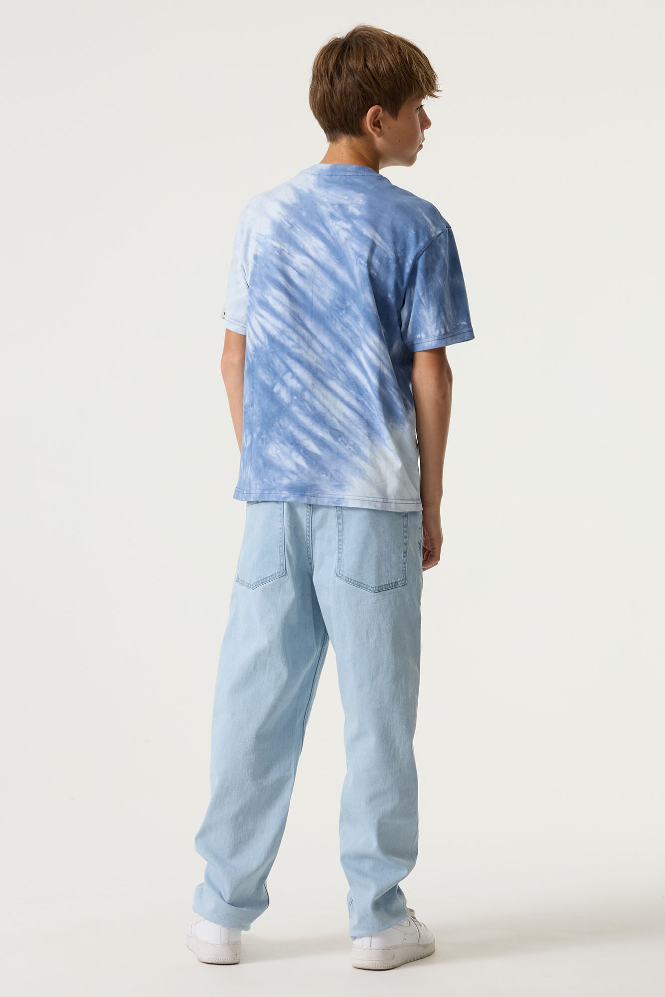 Garcia Rundhalsshirt in Batik-Optik, kurzarm, für Boys