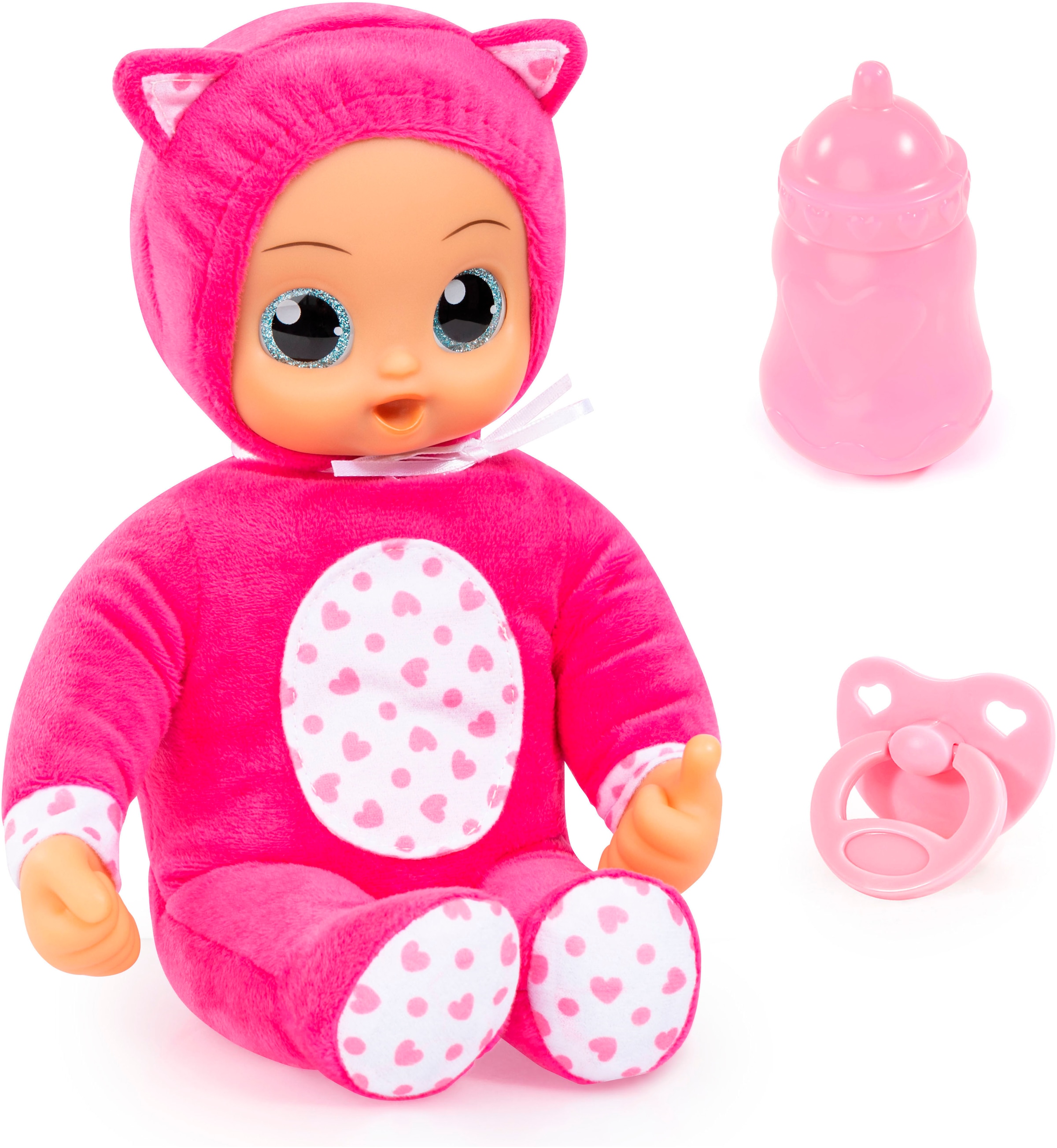 Babypuppe »I Baby Angels, 30cm, rosa/pink«, (3 tlg.)