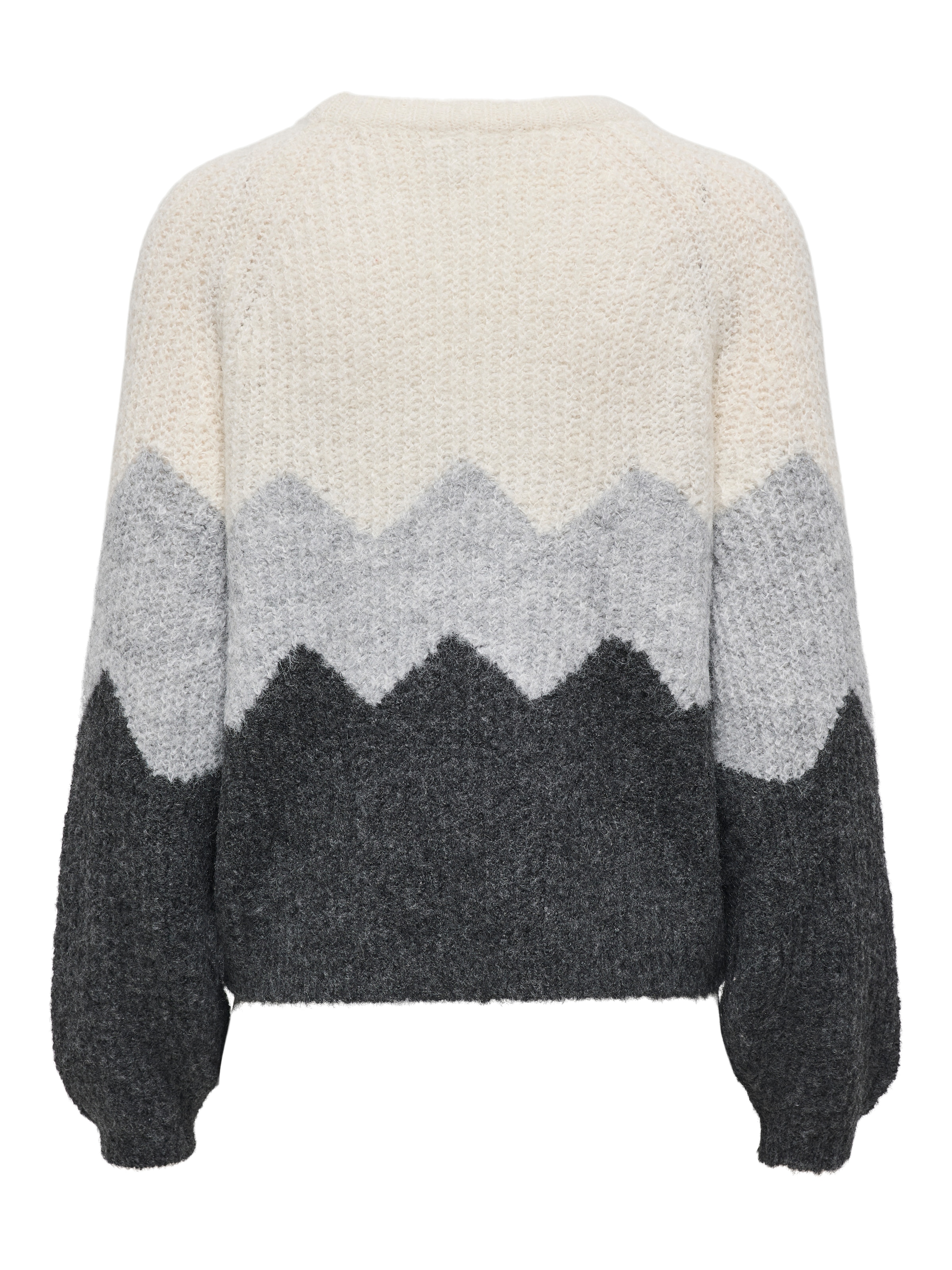 ONLY Strickpullover »ONLMAE LIFE LS ZIGZAG O-NECK KNT«