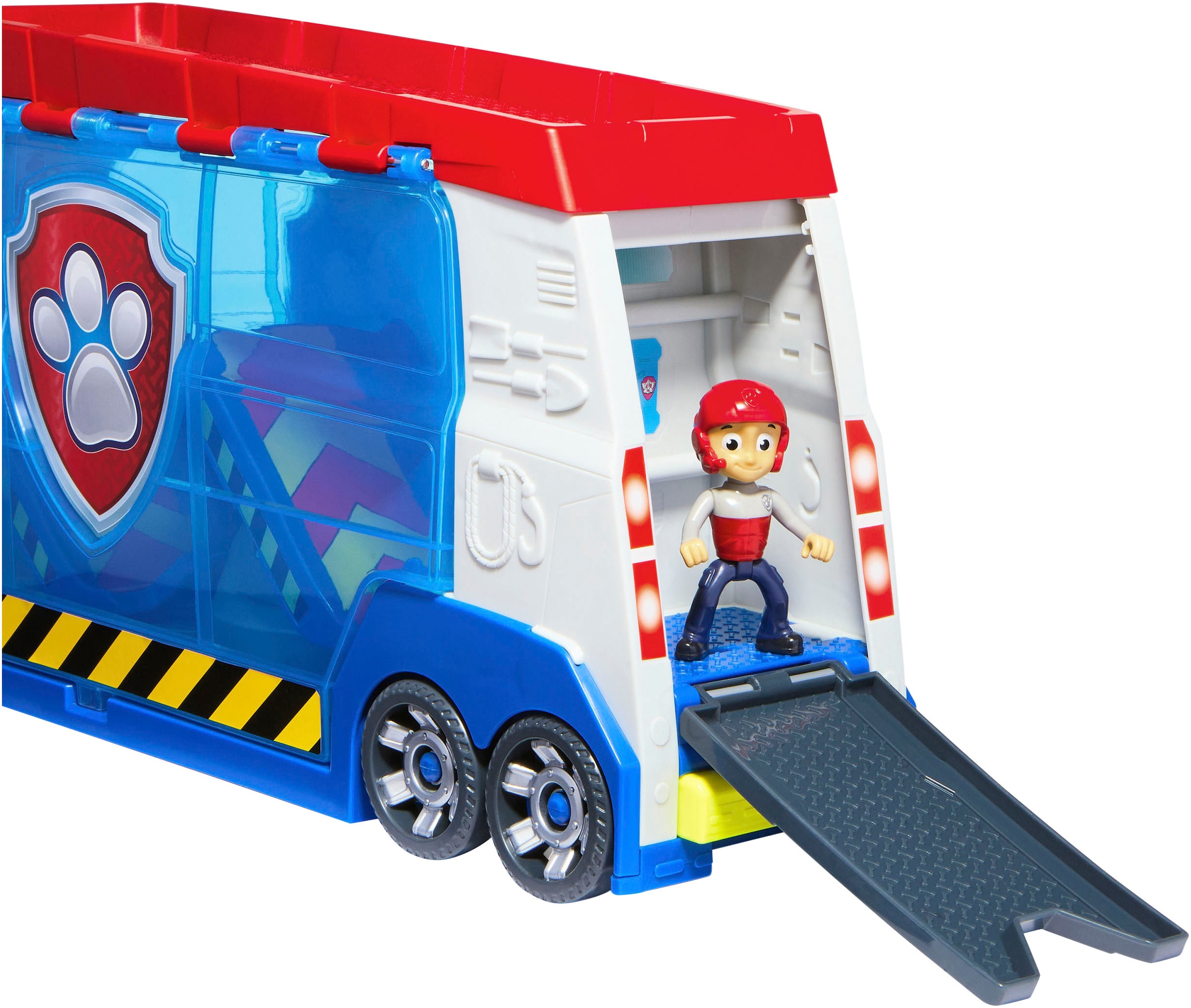 Spin Master Spielzeug-Transporter »Paw Patrol - Paw Patroller 3.0«, mit Soundeffekt; inkl. Ryder mit Quad