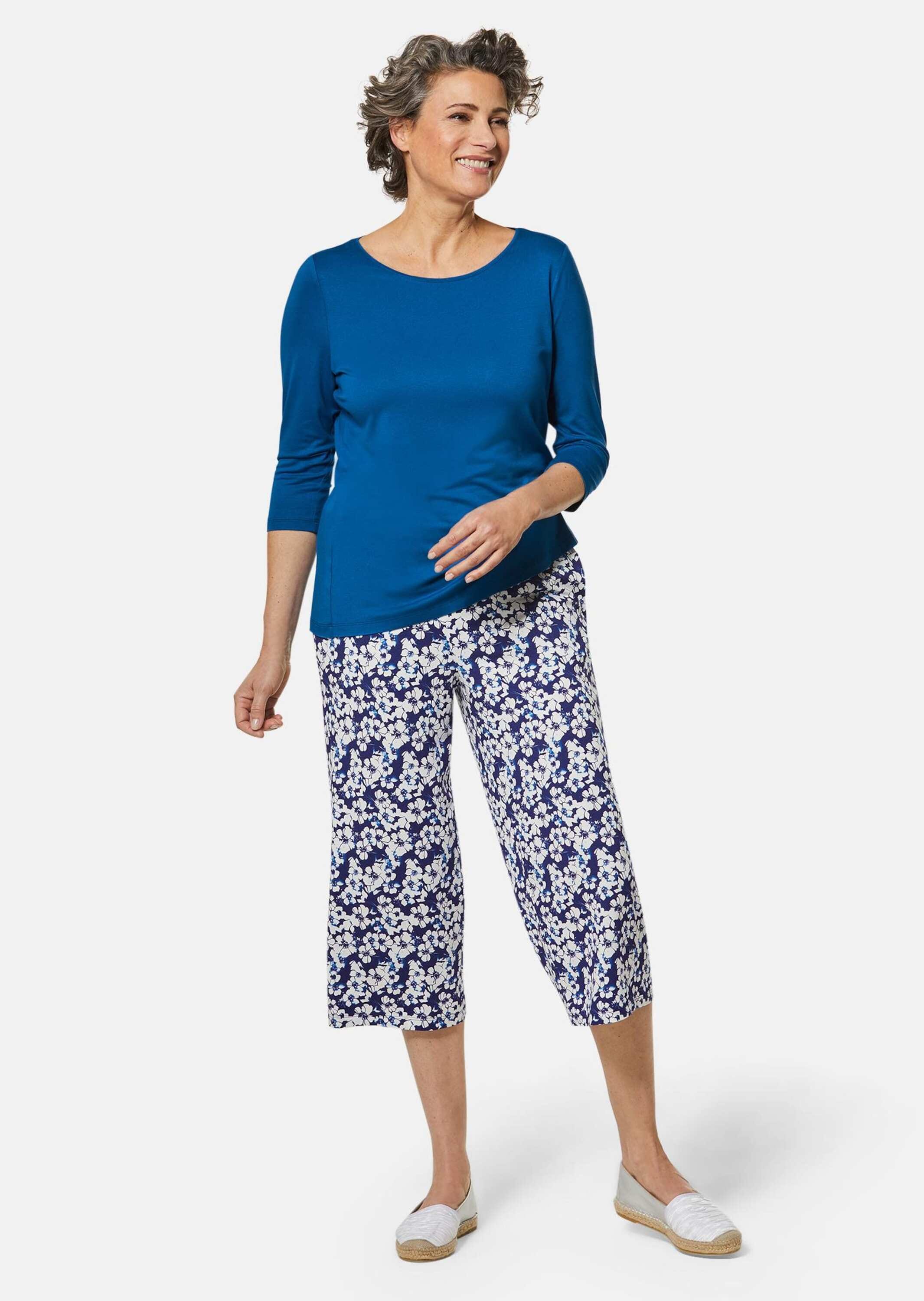 GOLDNER 7/8-Hose »Attraktive Druckhose Louisa mit weichem Fall«  Ohne