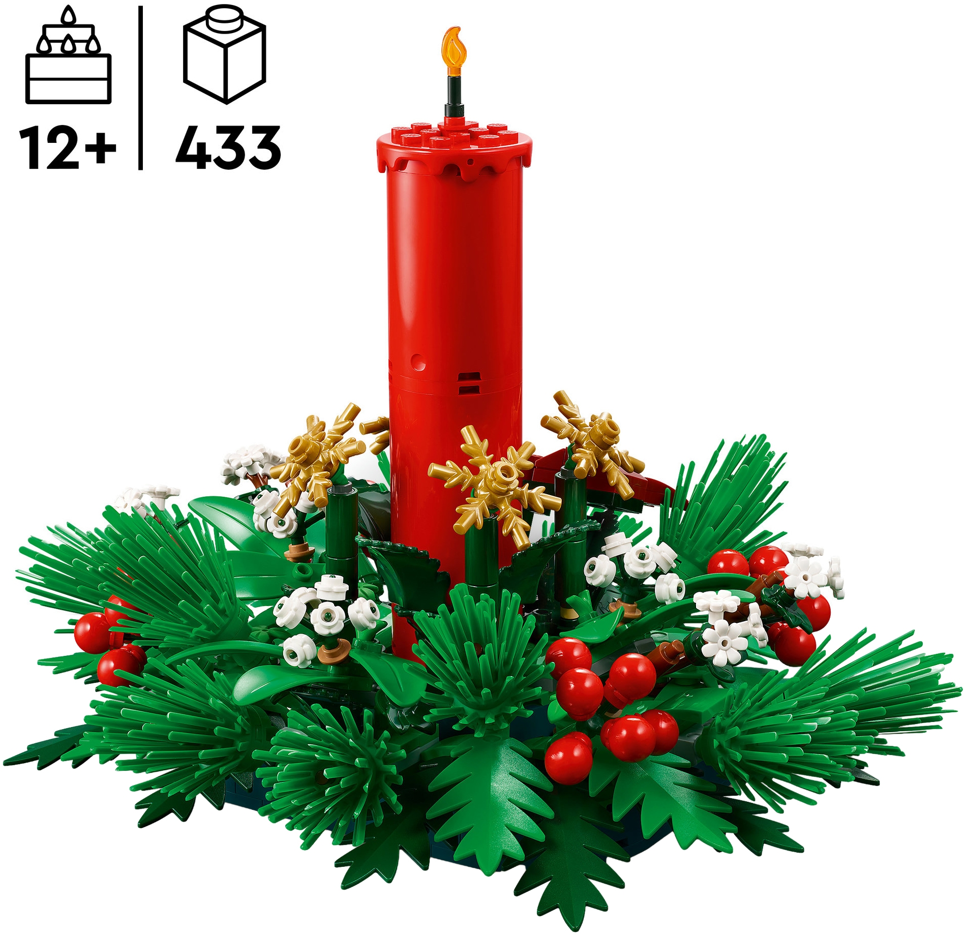 LEGO® Konstruktionsspielsteine »Weihnachtsgesteck (40743), LEGO Iconic« Made in Europe