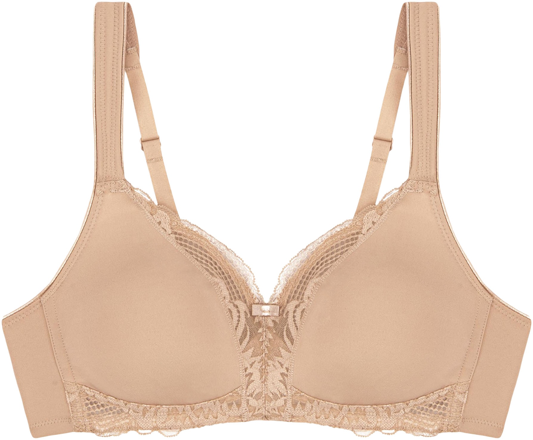 Triumph Bügelloser BH »Modern Lace+Cotton N«, Spitzeneinsätze