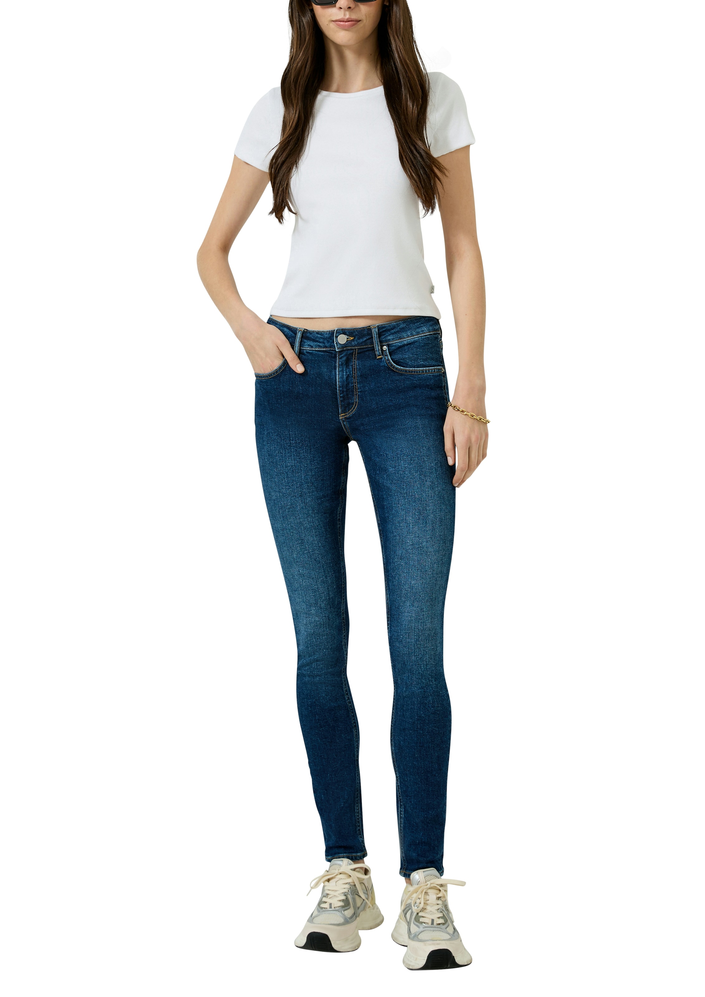 QS Slim-fit-Jeans mit Stretch