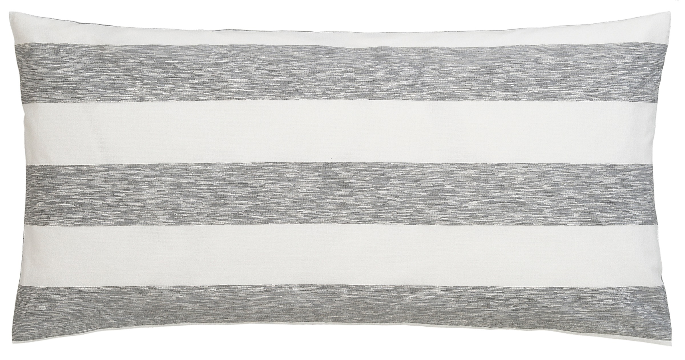 OTTO products Kissenhülle »Big Stripe«, (2 St.), Streifen-Design in Melange-Optik
