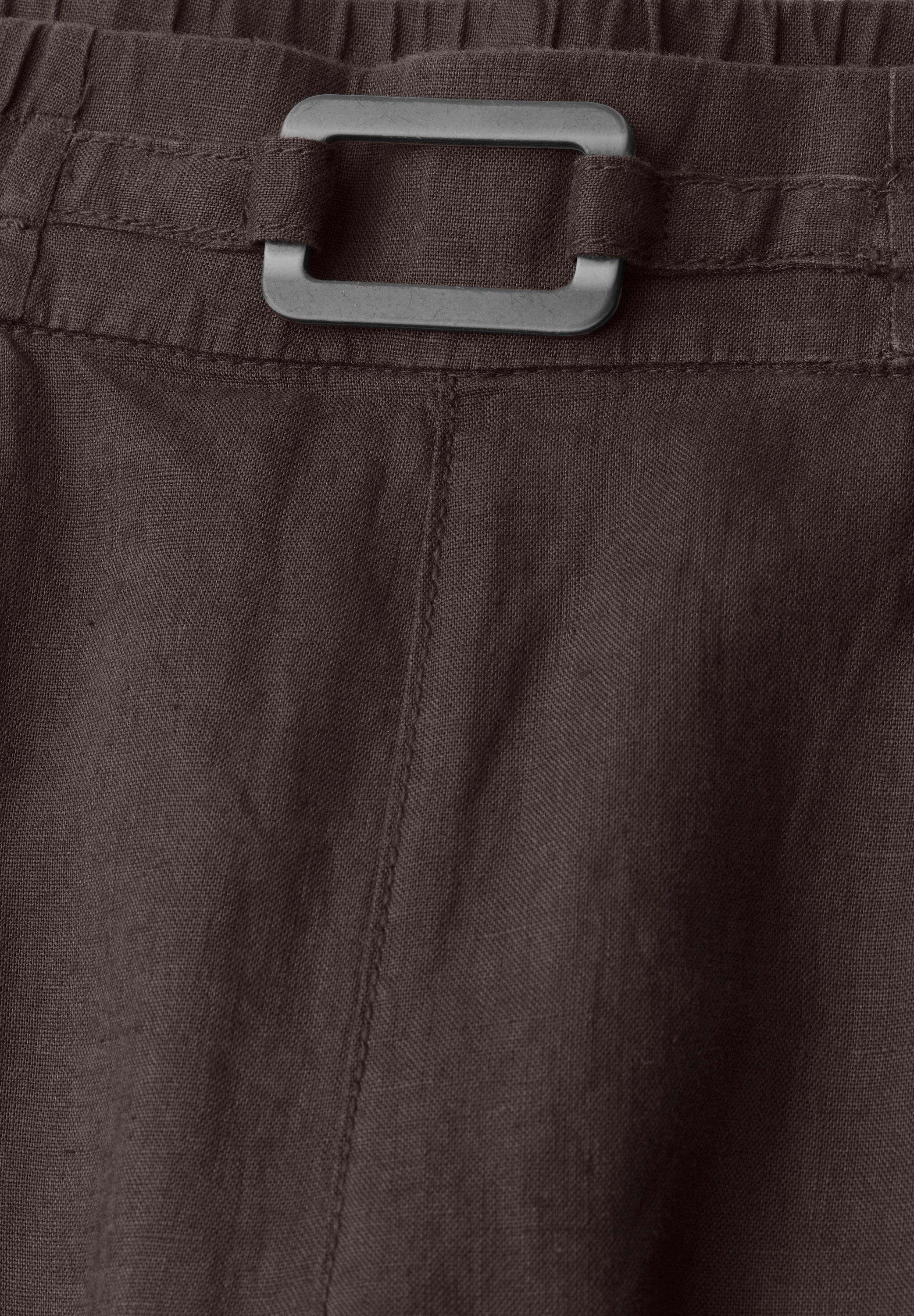 STREET ONE Leinenhose »Style Bonny«  Slim Leg Hose aus Leinen mit Schnalle