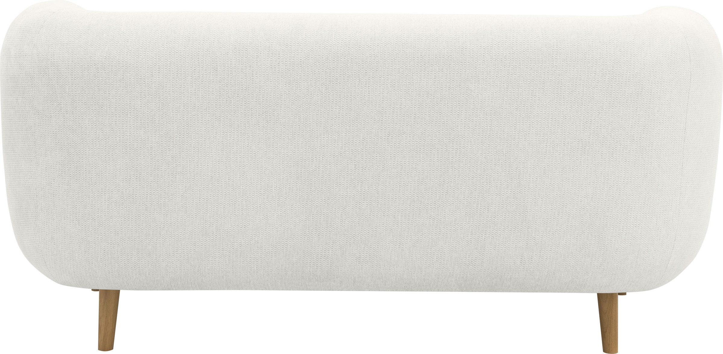 Home affaire 2-Sitzer »Tistam Runde Form,« perfektes Einzelstück, organische Form, Füße aus massivem Holze