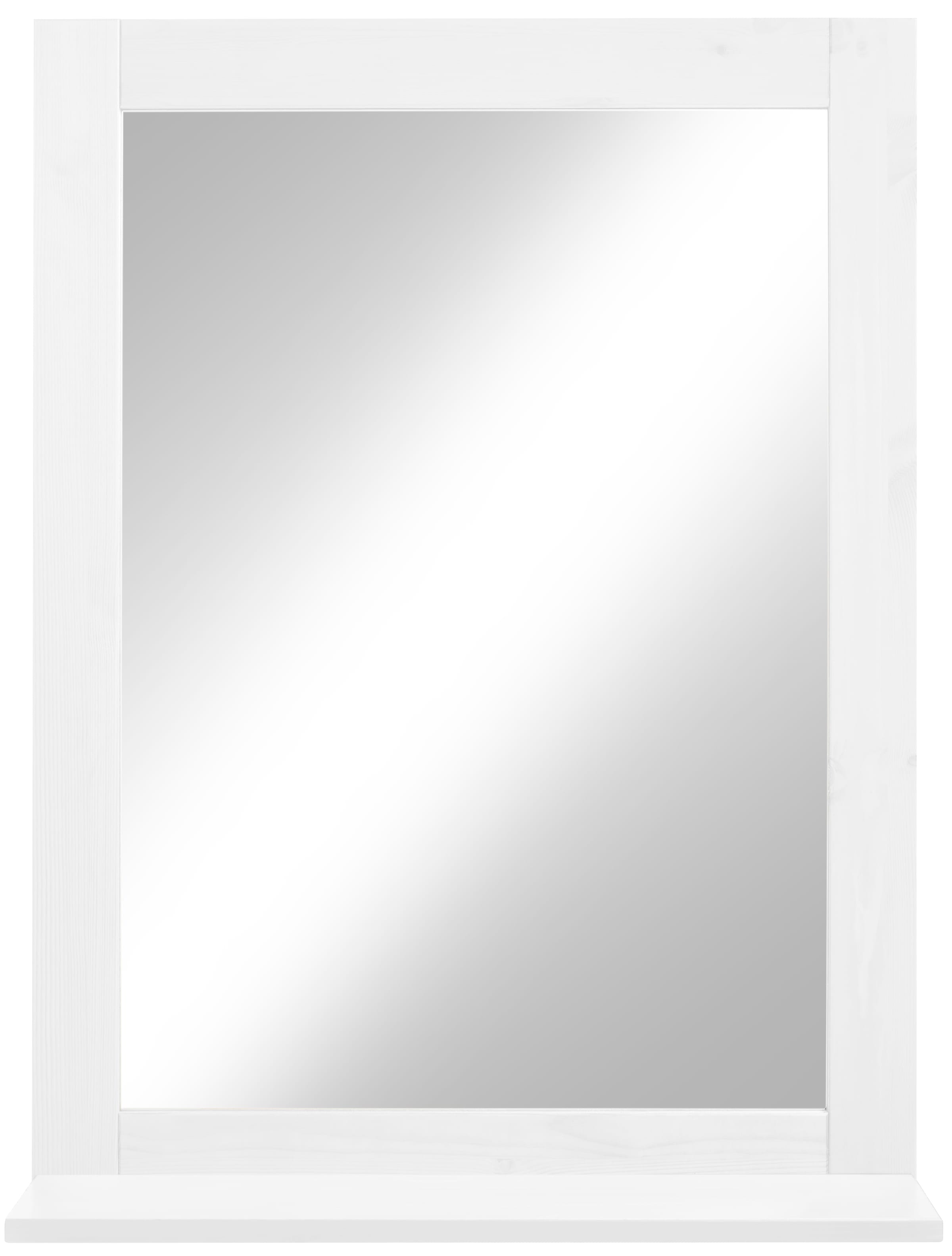 welltime Badspiegel »Mary«, Badmöbel im Landhaus-Stil, Breite 60 cm, aus Massivholz