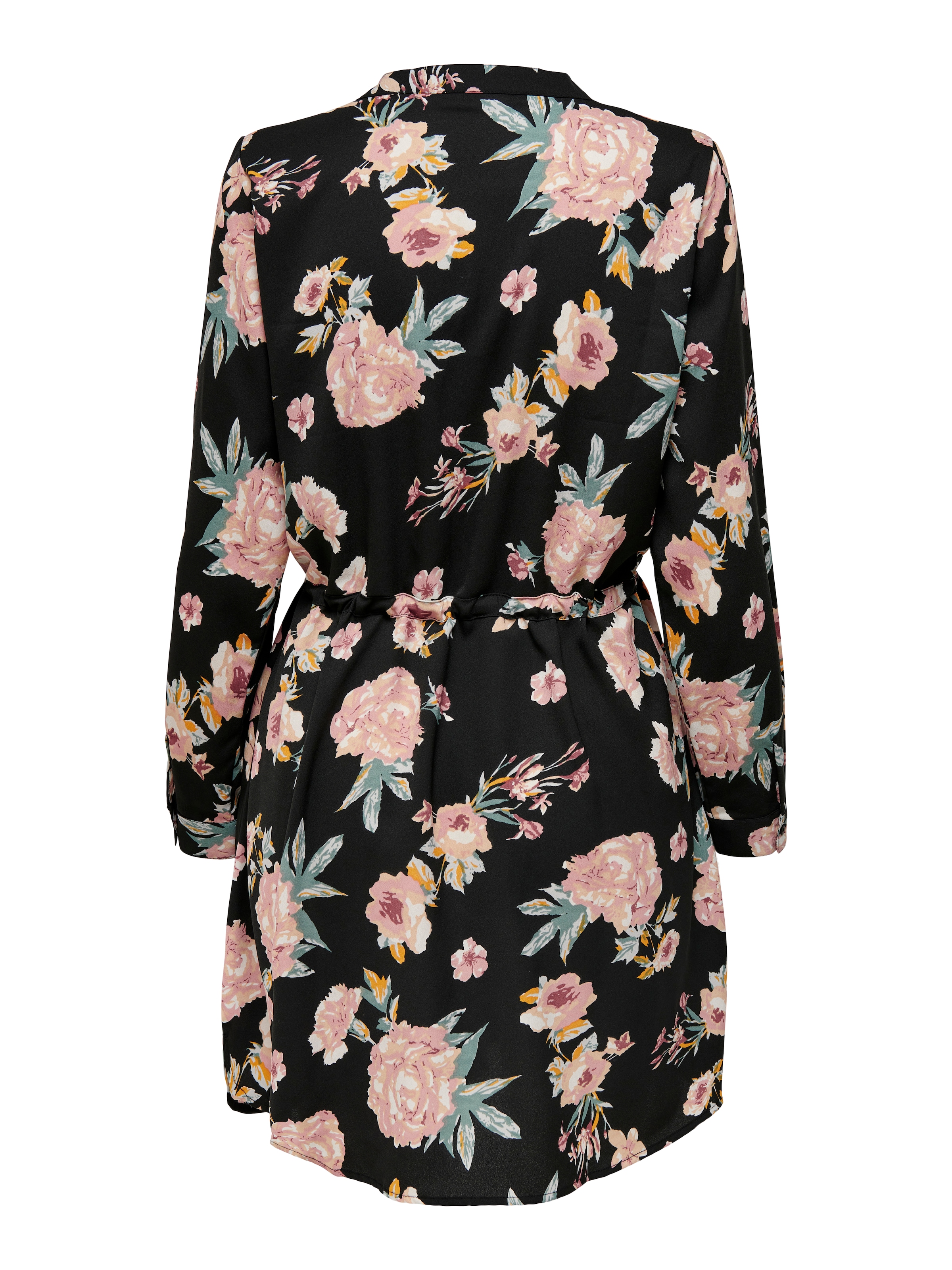 ONLY Druckkleid »ONLCORY LIFE L/S V-NECK TUNIC WVN NOOS« Sommerkleid mit Taillengürtel