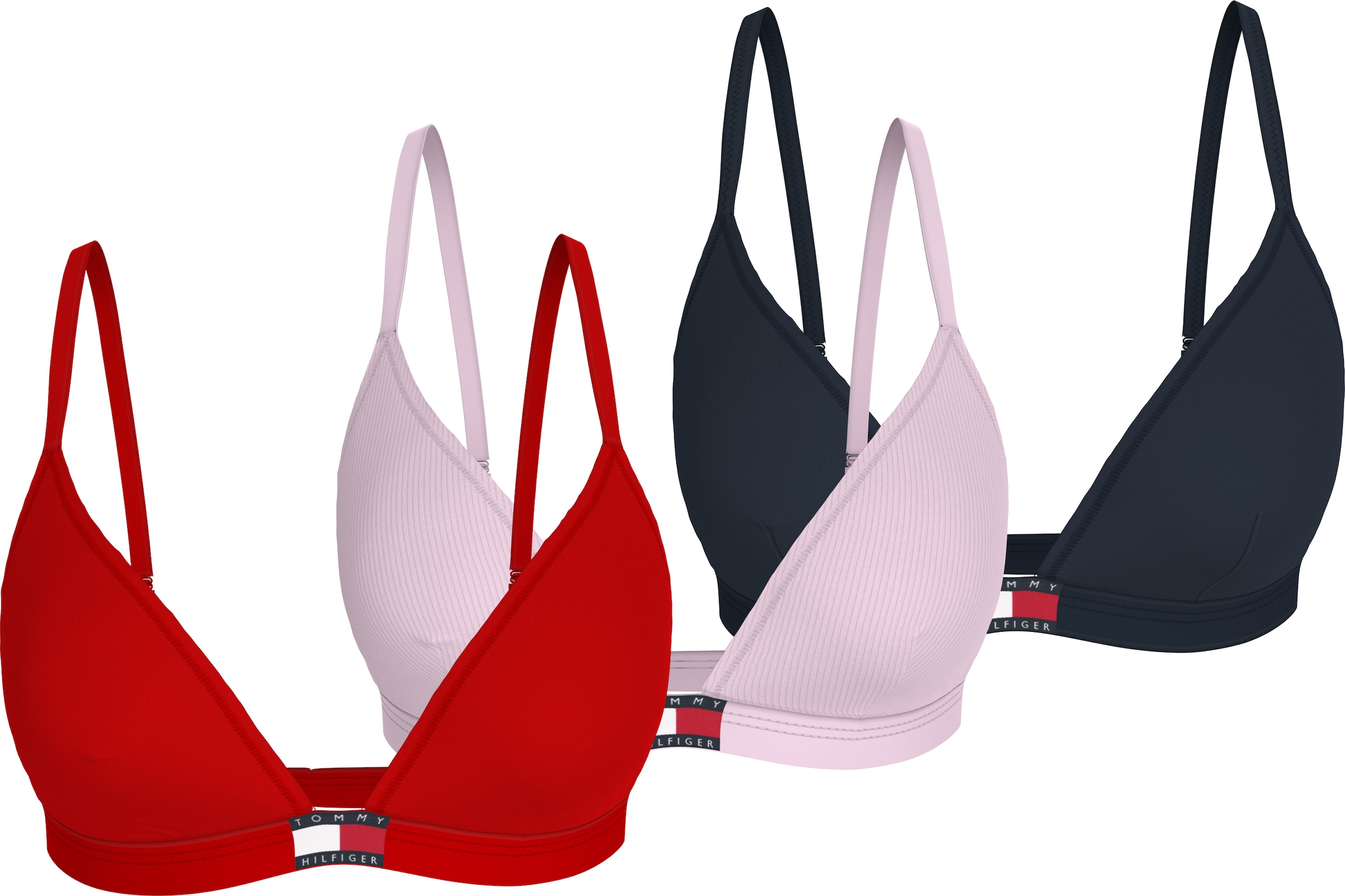 Tommy Hilfiger Underwear Triangel-BH »3 PACK TRIANGLE«, mit Logo