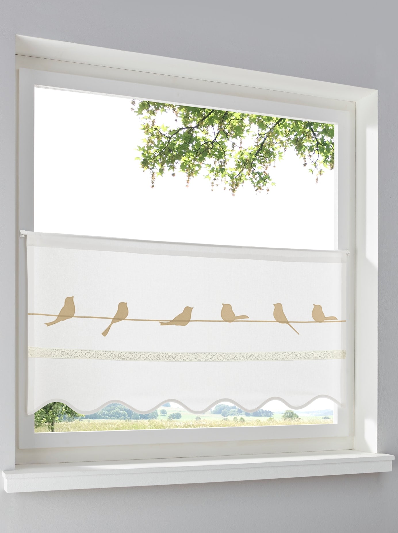 heine home Querbehang Stangendurchzug 1 Stk. tlg.