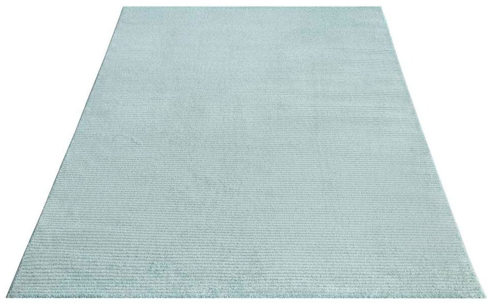 Carpet City Teppich »Friseé-Teppich FANCY900«, rechteckig, 12 mm Höhe, Läufer, Kurzflor, Einfarbig, 3D-Optik, Streifen Look, Wohnzimmer