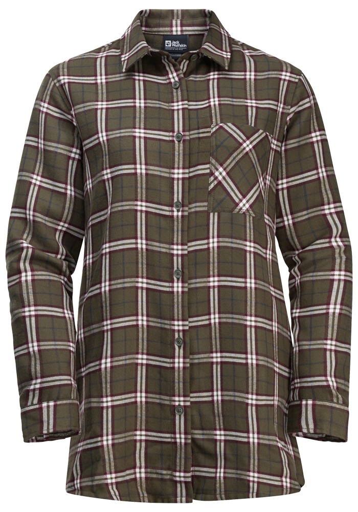 Jack Wolfskin Flanellbluse »MORGENLUFT SHIRT W«