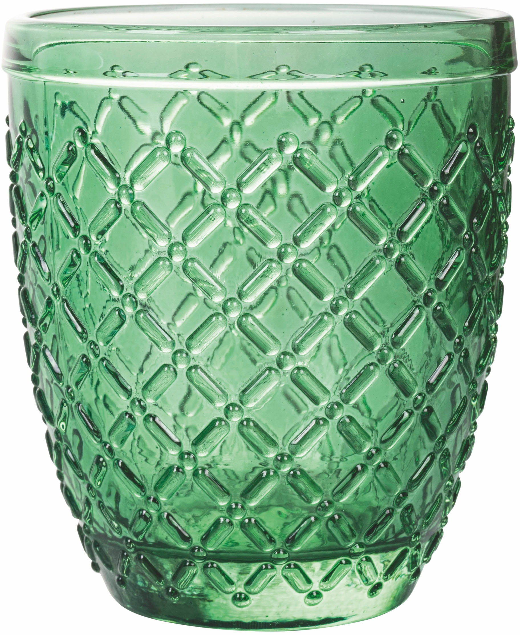Villa d'Este Gläser-Set »Castle Greenery«, (Set, 6 tlg.), Wassergläser-Set, 6-teilig, Inhalt 350 ml