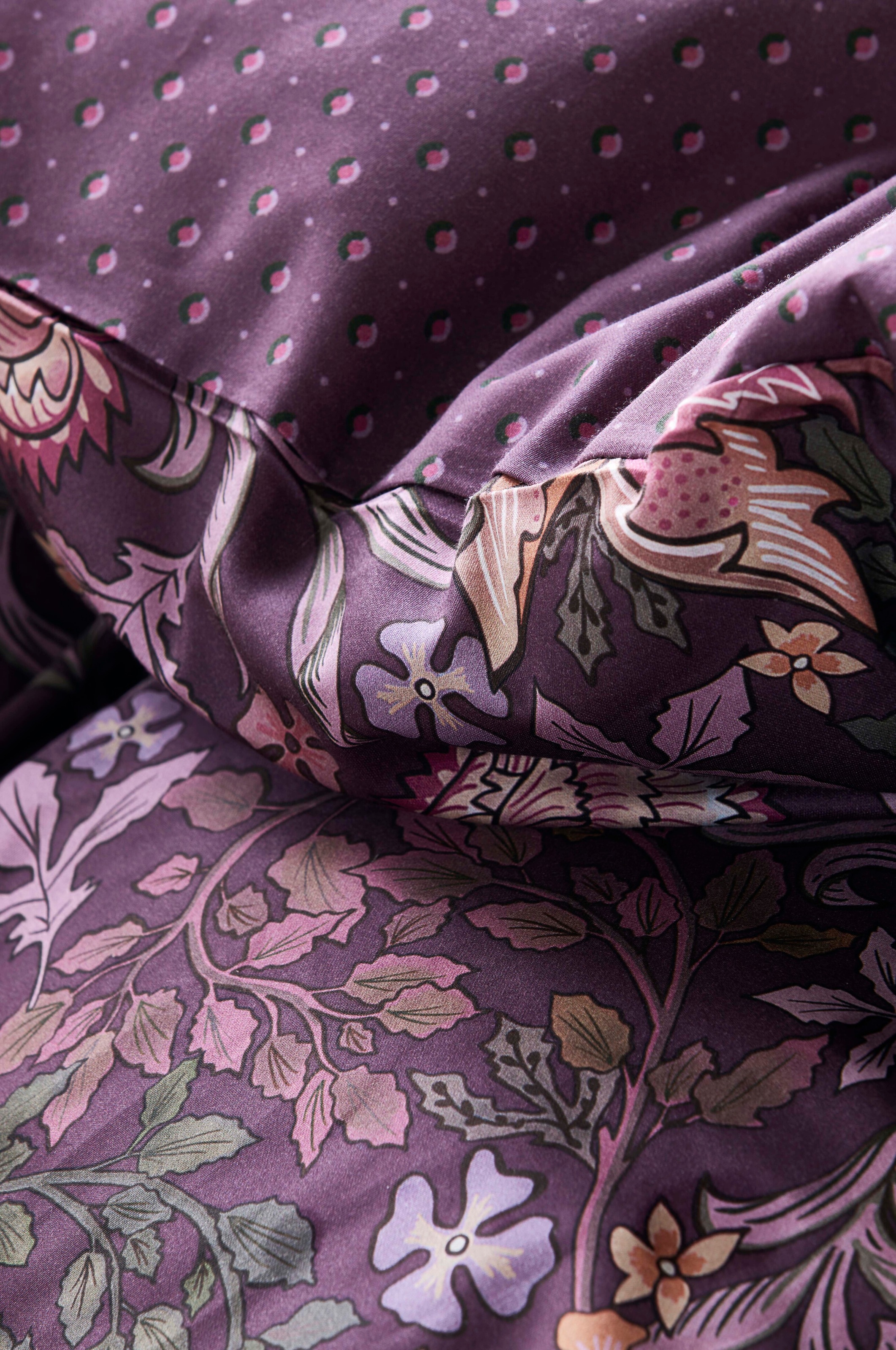 Essenza Wendebettwäsche »Ophelia, Baumwoll-Satin« 2 Stk. tlg.