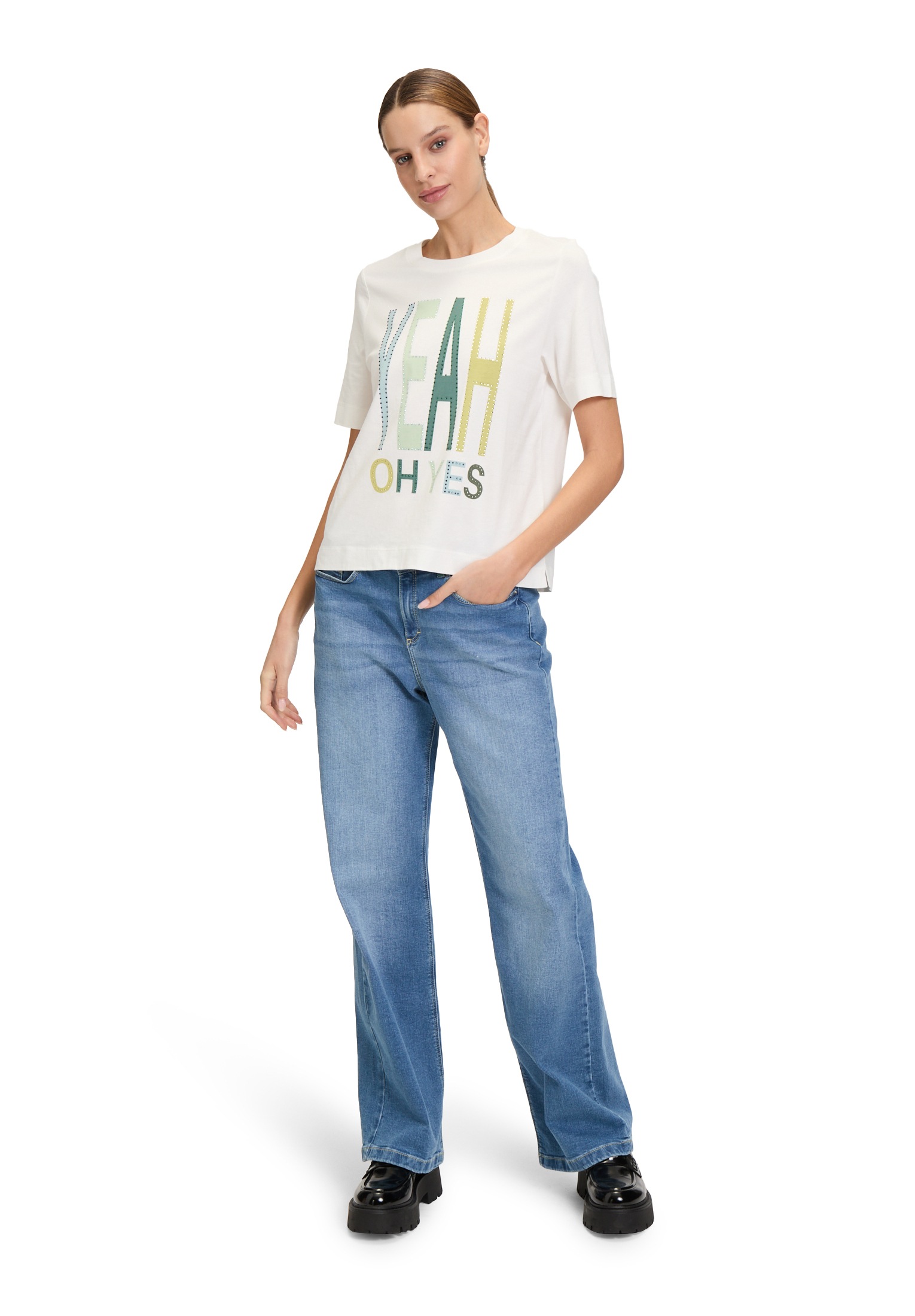 Cartoon T-Shirt »Printshirt mit Rundhalsausschnitt«