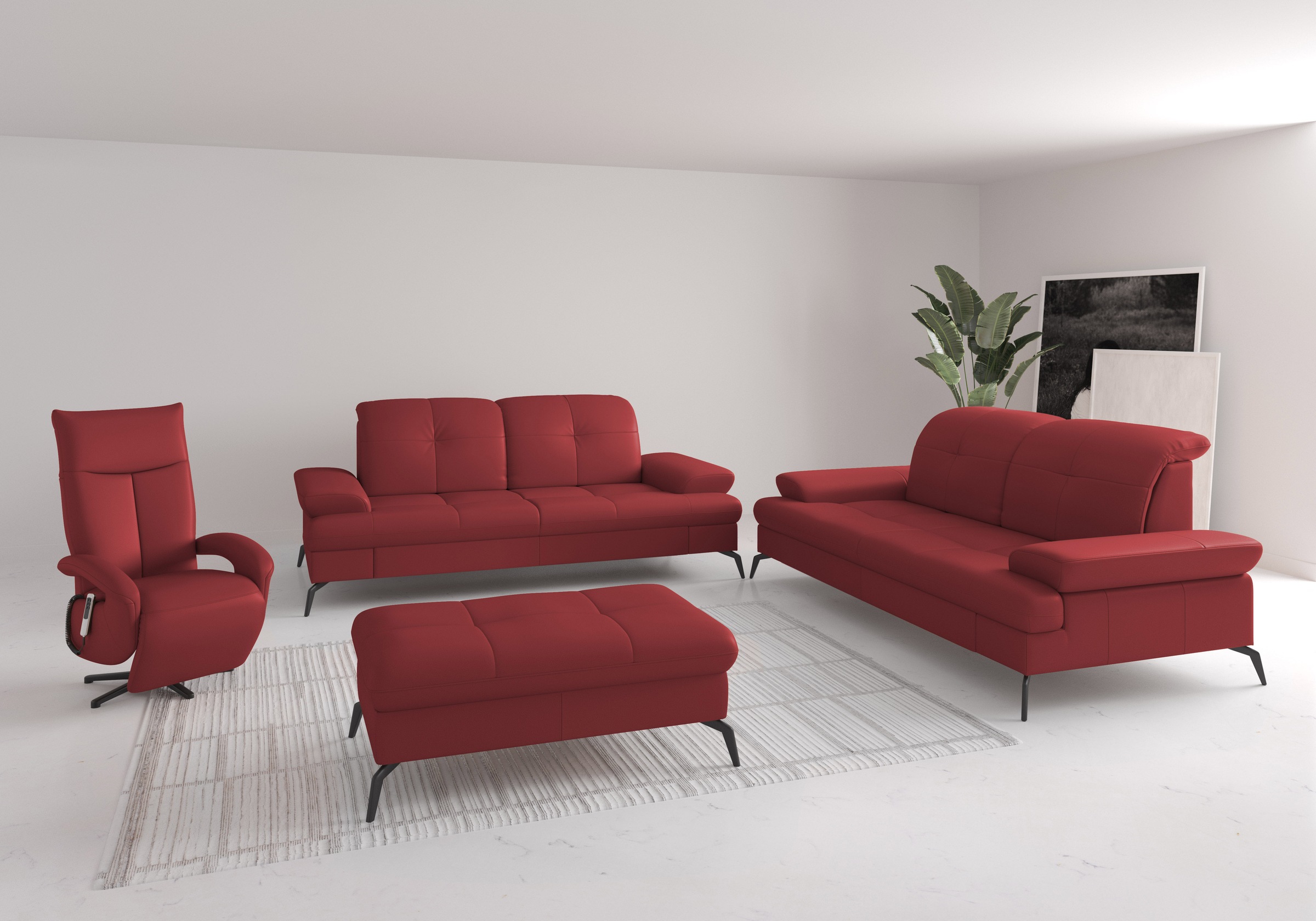 sit&more 2,5-Sitzer »Amica«, inkl Sitztiefenverstellung und Armteilverstellung