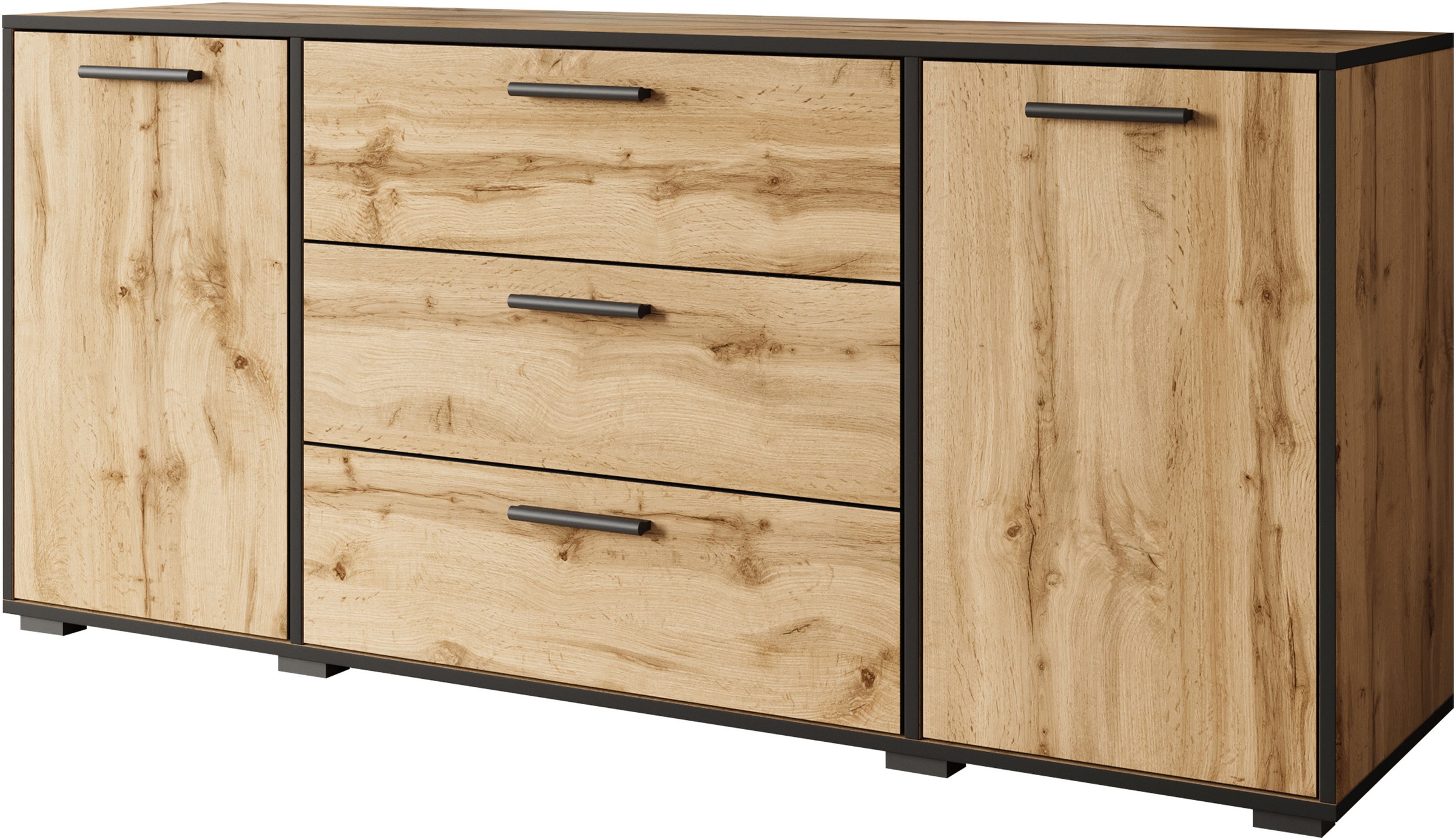 INOSIGN Sideboard »BOGOTA«, moderne Kommode, Schubladenschrank mit verstellbaren Einlegeböden