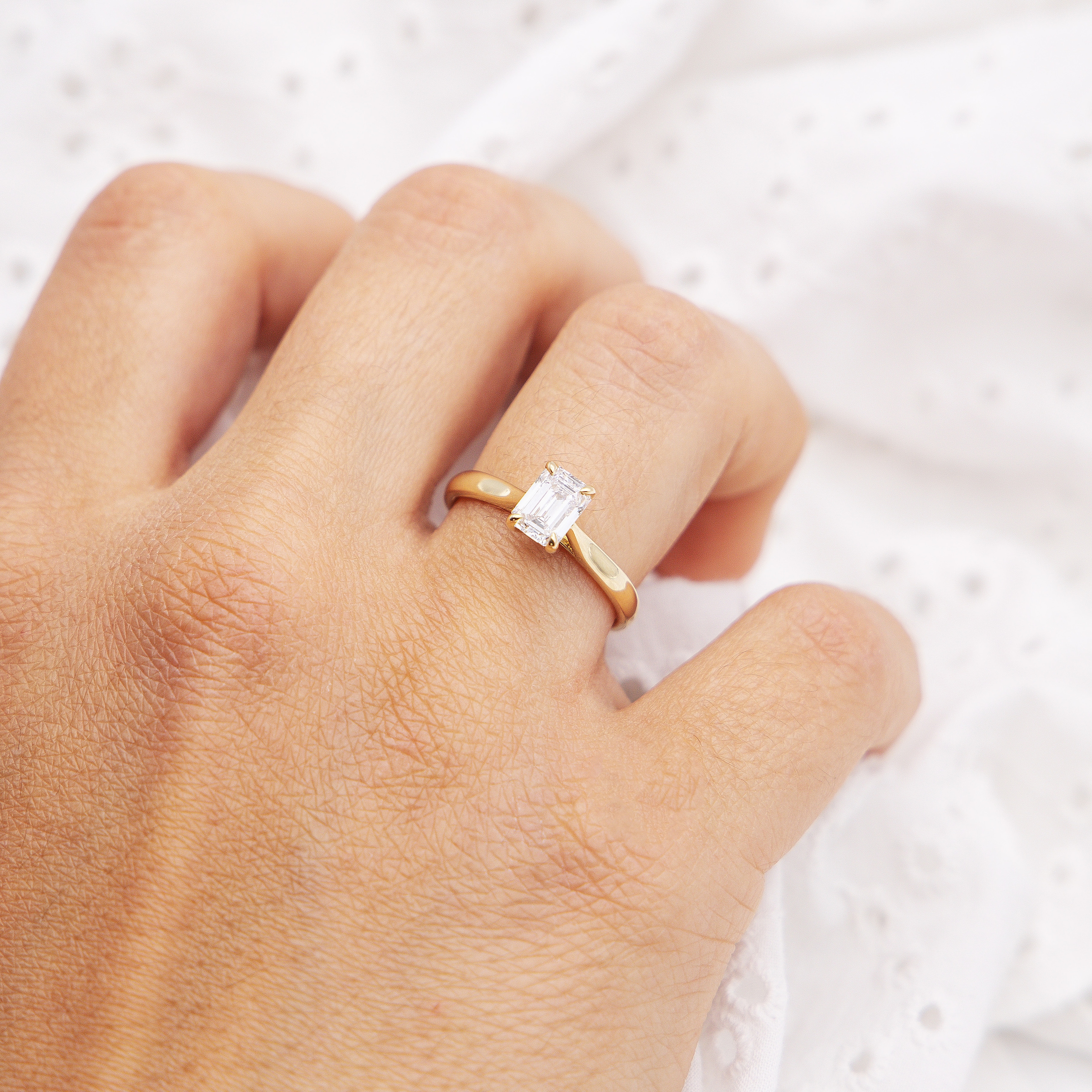 Diam Addict Fingerring »585 Gold mit im Labor gezüchteten synthetischen Diamanten 1,0ct.«