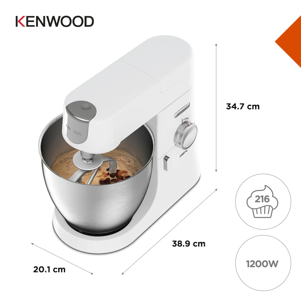 KENWOOD Küchenmaschine »Chef XL KVL4101W«