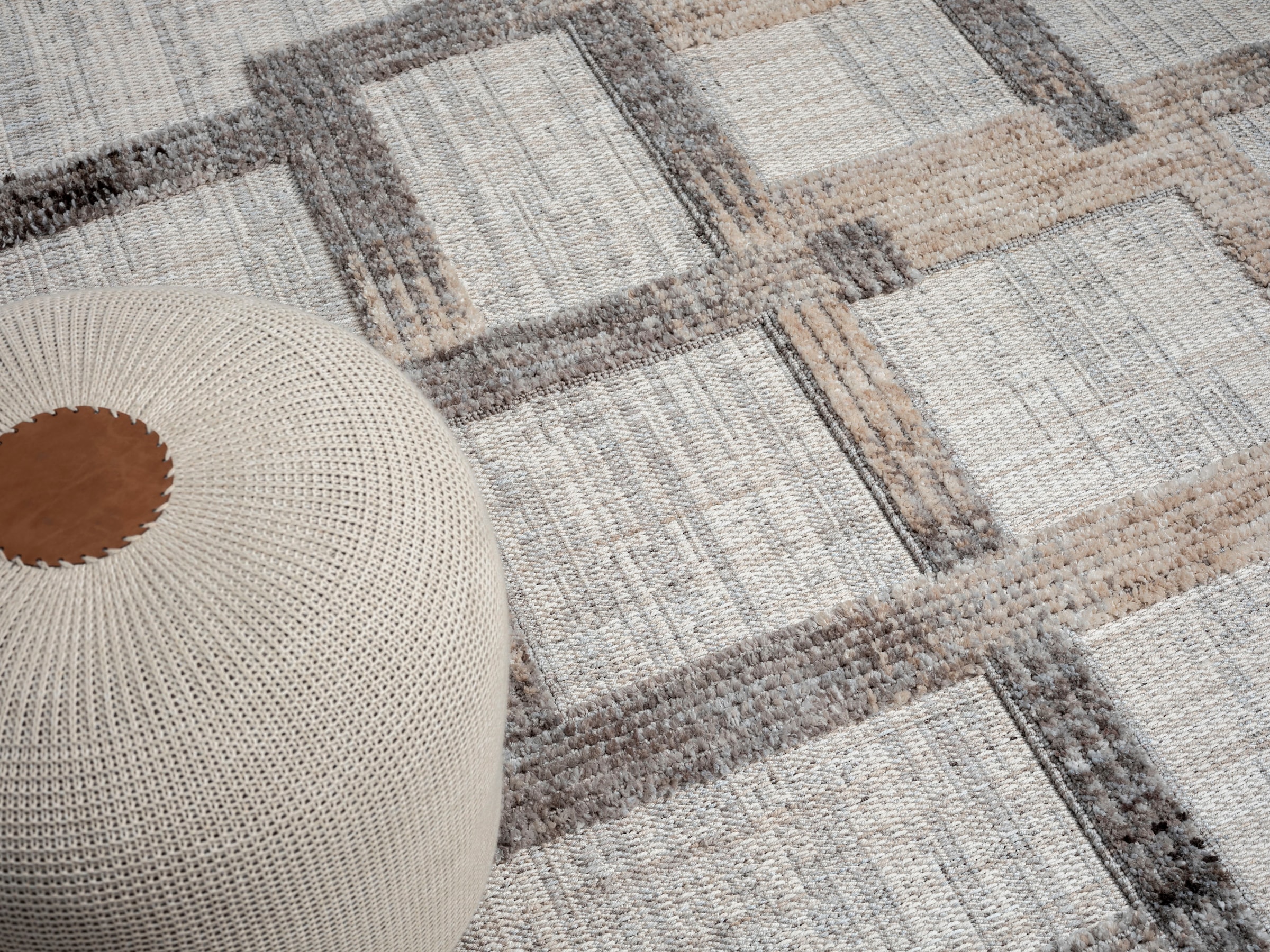 Myflair Möbel & Accessoires Teppich »Balania«, rechteckig, 15 mm Höhe, Kurzflor, mit Hoch-Tief Effekt, besonders weich durch Microfaser