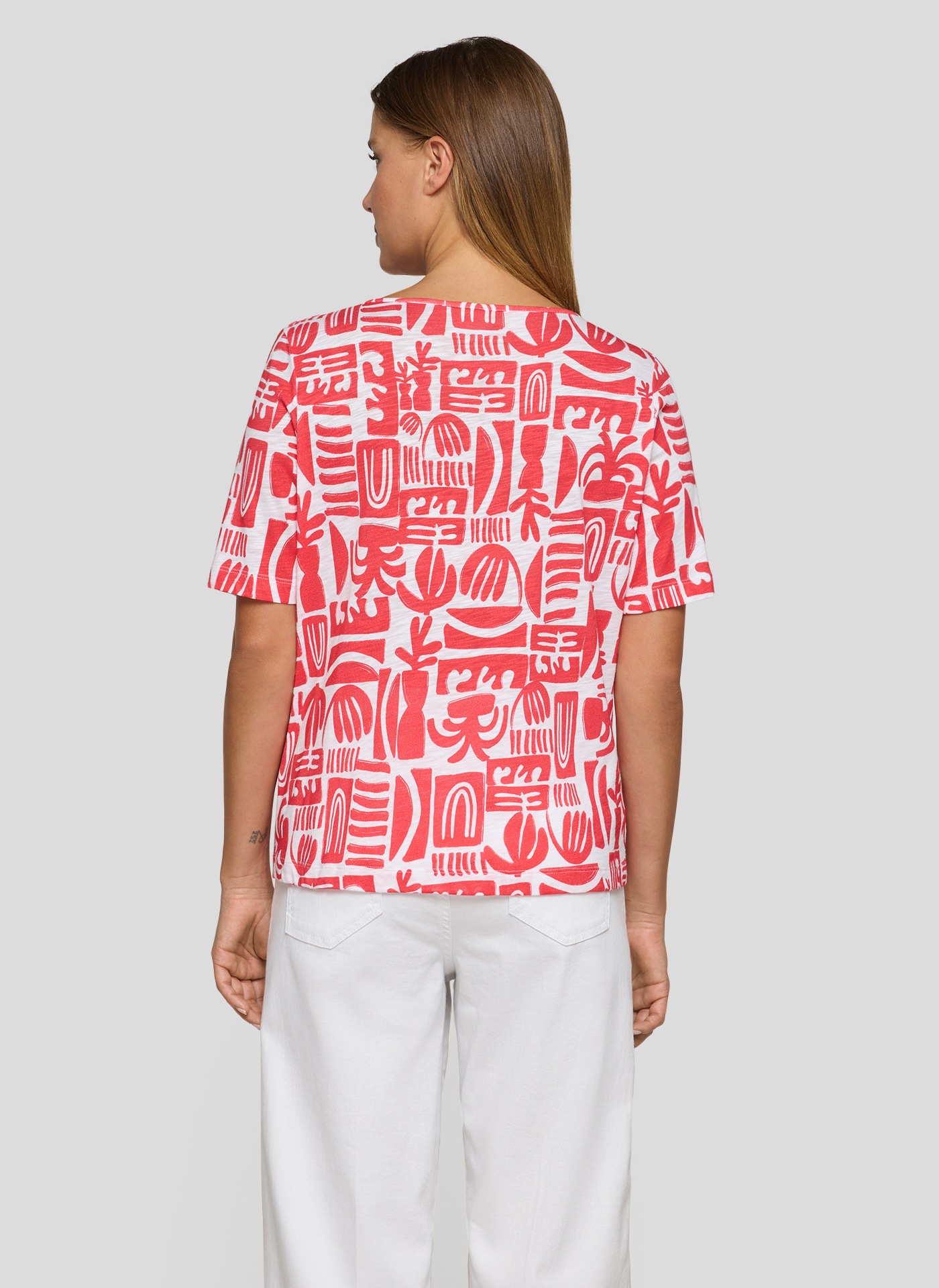 Rabe T-Shirt mit All-Over Print