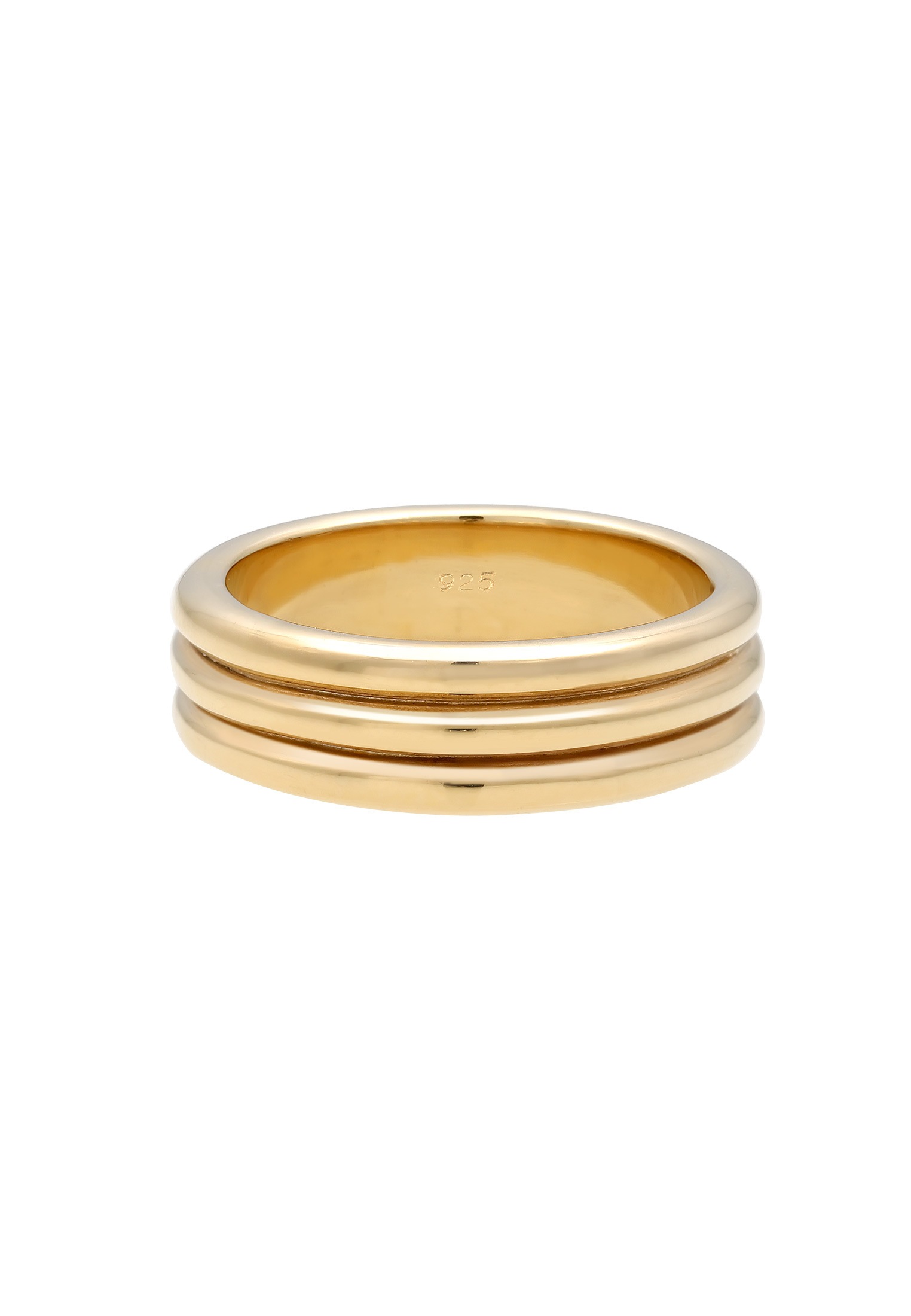 Elli Premium Partnerring »Ring Paarring Drei Ringe Trauring Hochzeit 925 Silber«