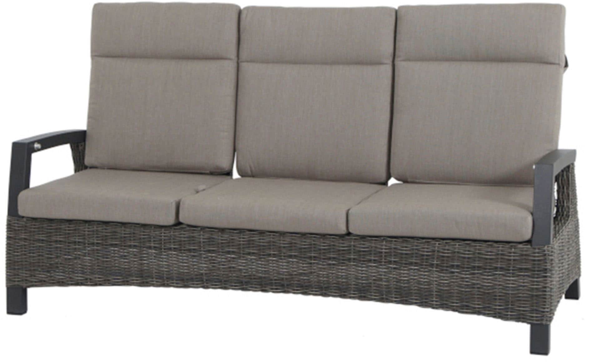 Siena Garden Gartenlounge-Set »Corido«, (Set, 9 tlg.), bestehend aus 2 Sesseln, 1 Sofa, 1 Tisch und 5 Auflagen
