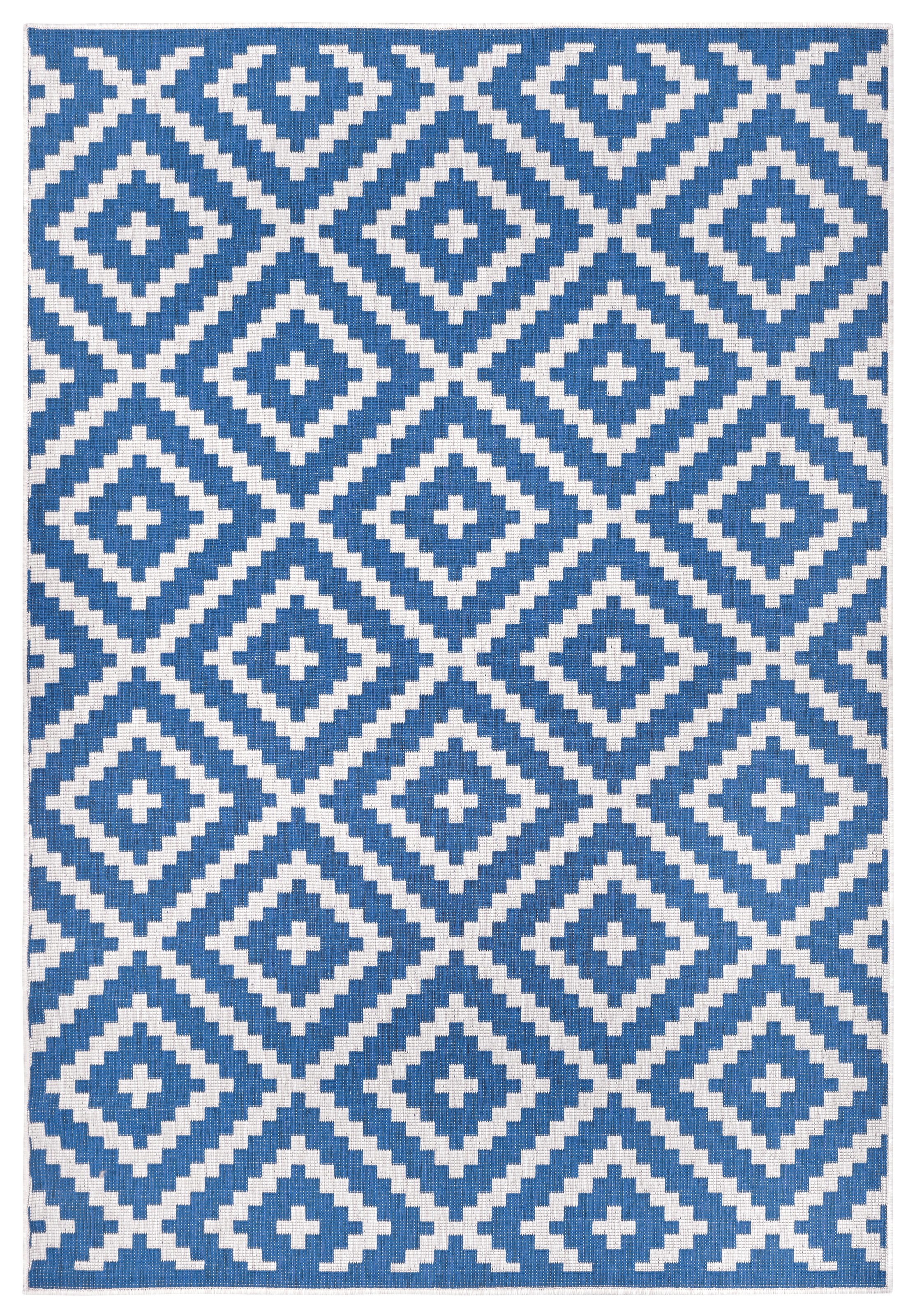 my home Teppich »Ronda Wendeteppich«, rechteckig, 5 mm Höhe, Sisal-Optik, Flachgewebe, In- und Outdoor, geometrisches Boho Design