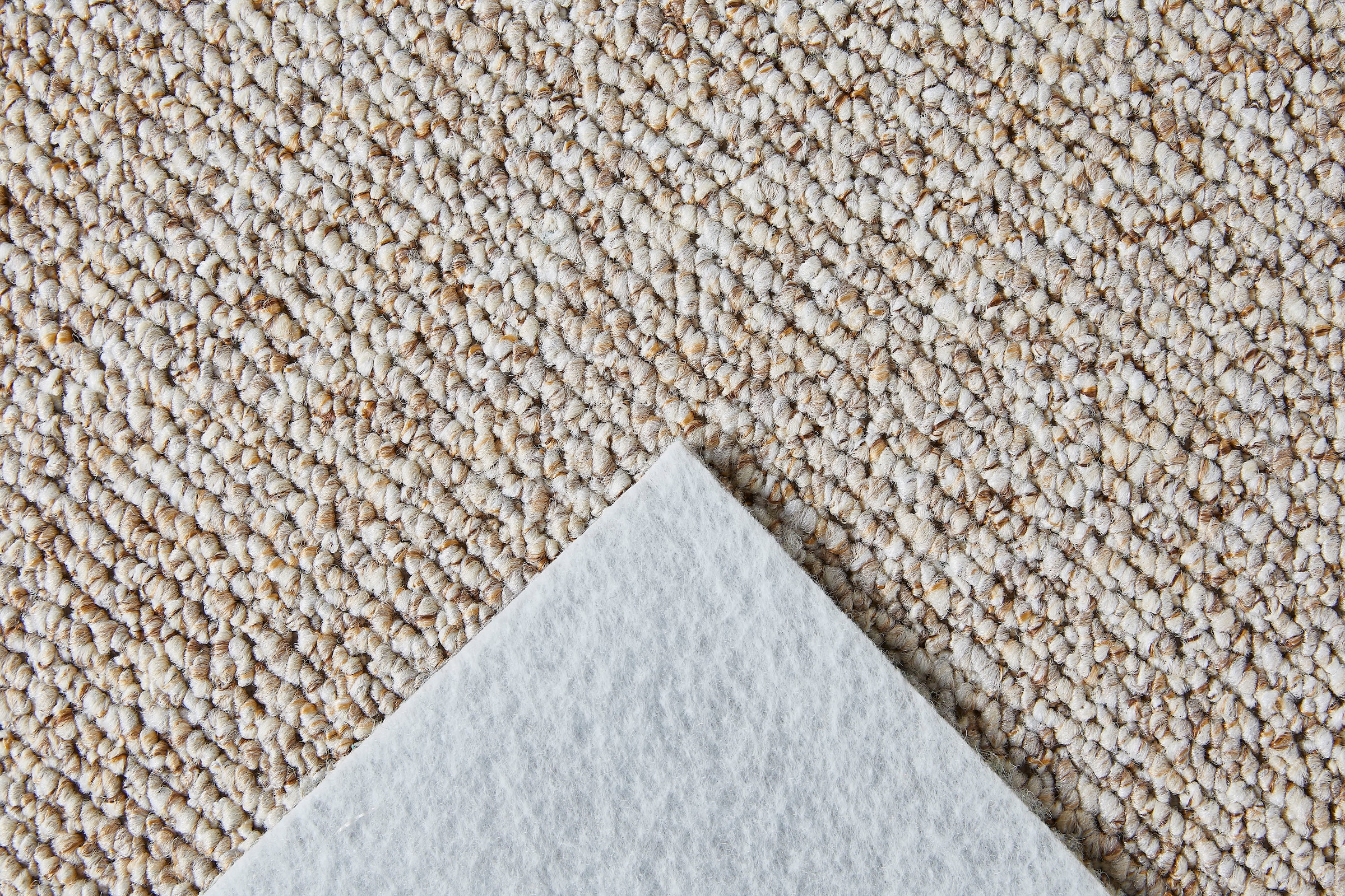Andiamo Teppichboden »Kairo, Schlinge, Made in Netherlands«, rechteckig, 8 mm Höhe, meliert, Breite 400 cm, Wohnzimmer, strapazierfähig & robust