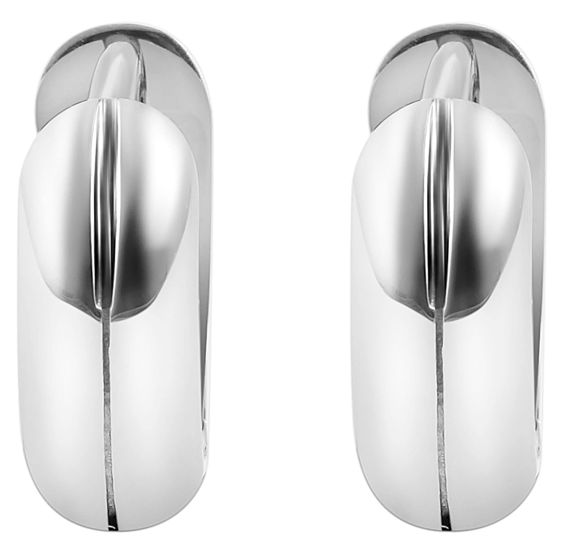 Adelia´s Paar Creolen »Damen Ohrringe ¿ Klappcreole aus 925 Silber«