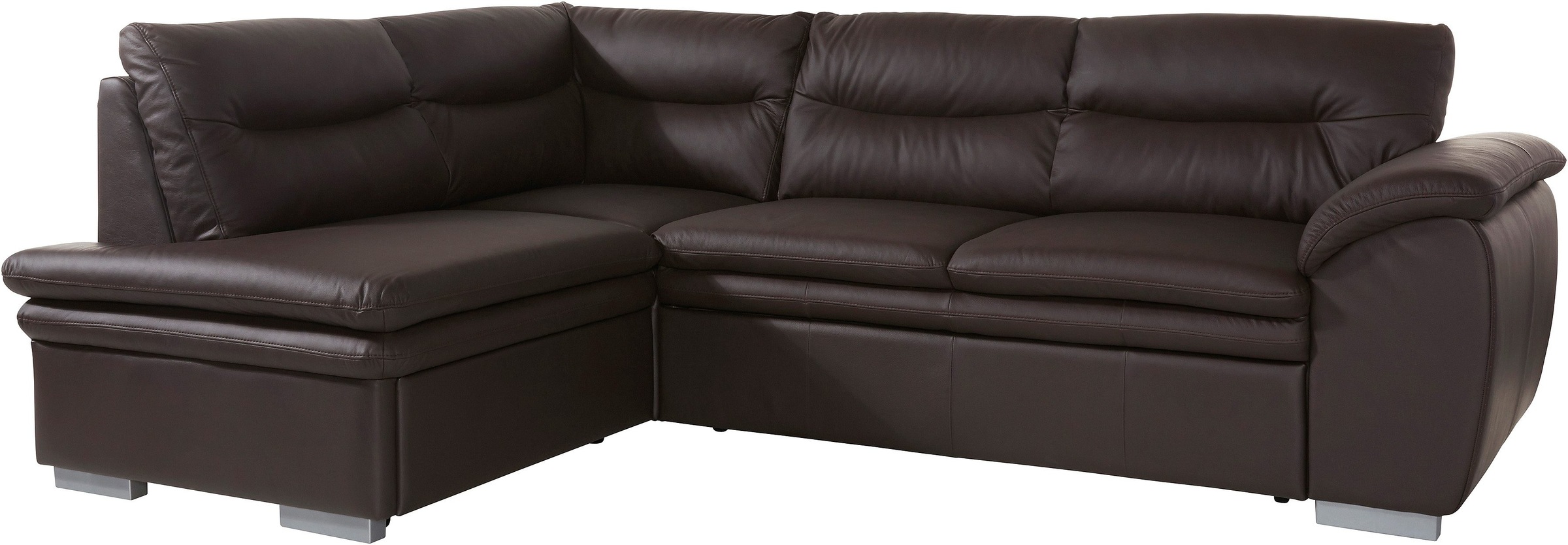 COTTA Ecksofa »Leandra L-Form«, wahlweise mit Bettfunktion und Bettkasten