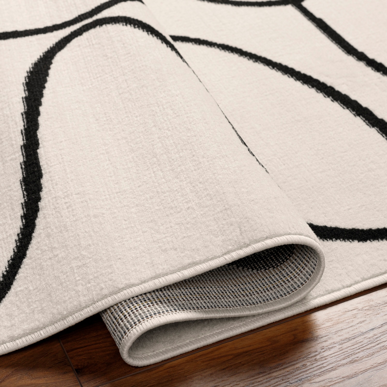 Livabliss Teppich »KANO« rechteckig 11 mm Höhe Skandinavischer Teppich, Kurzflor Boho-Wohnzimmerteppich, Läufer