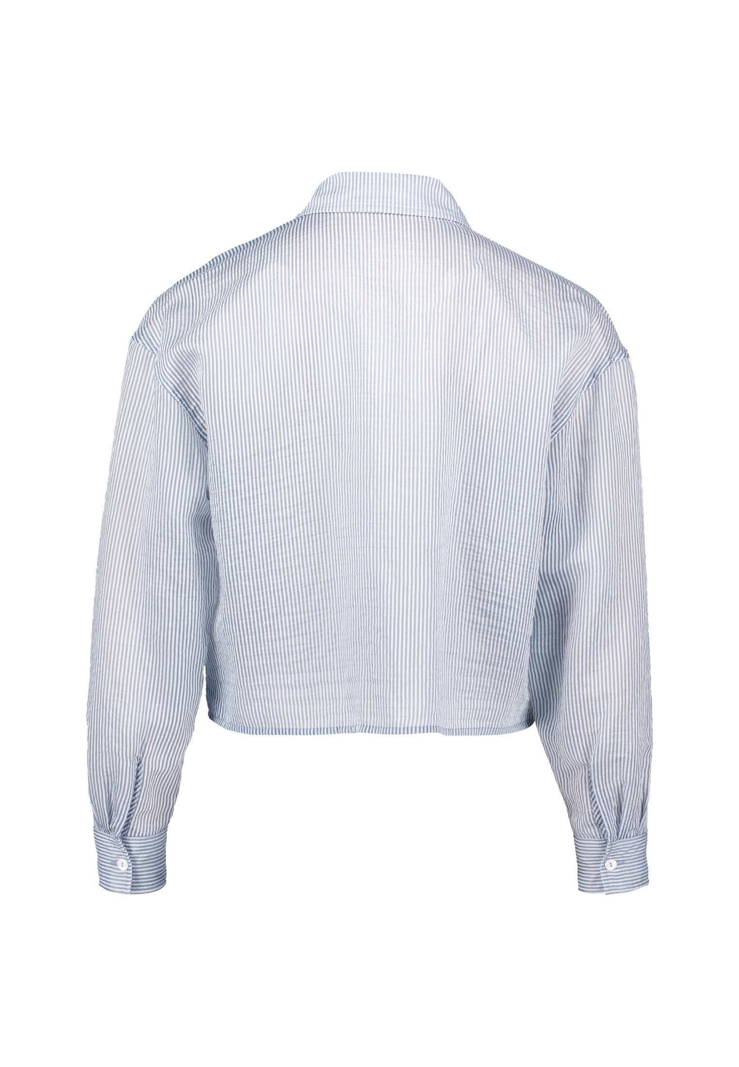 Zero Klassische Bluse »Bluse gestreift mit Stoffblume«