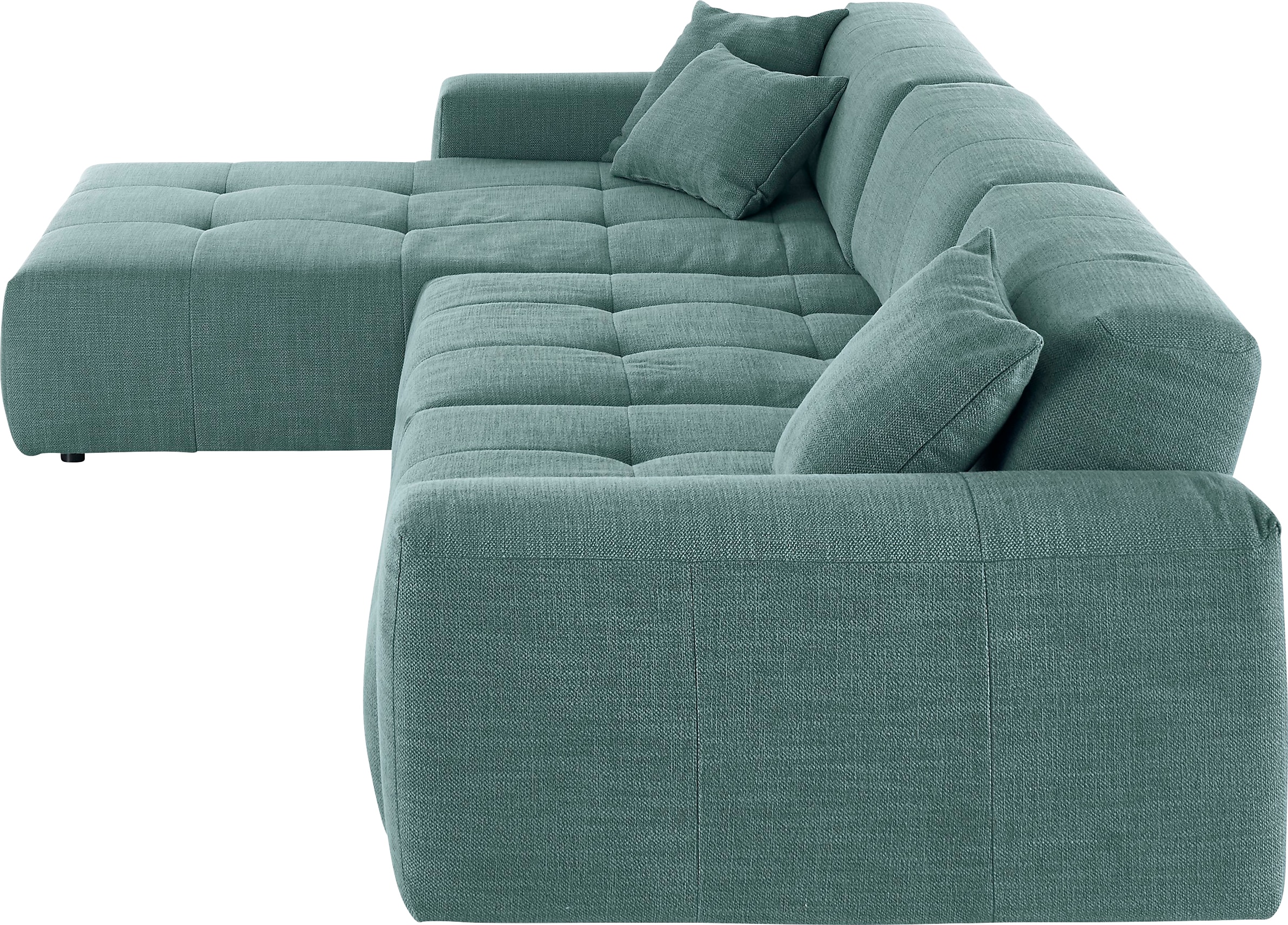 3C Candy Ecksofa »Yoshy mit Komfortfunktionen, modern und bequem, L-Form« Zwei verschiedene Sitztiefen durch verstellbare Rückenlehne