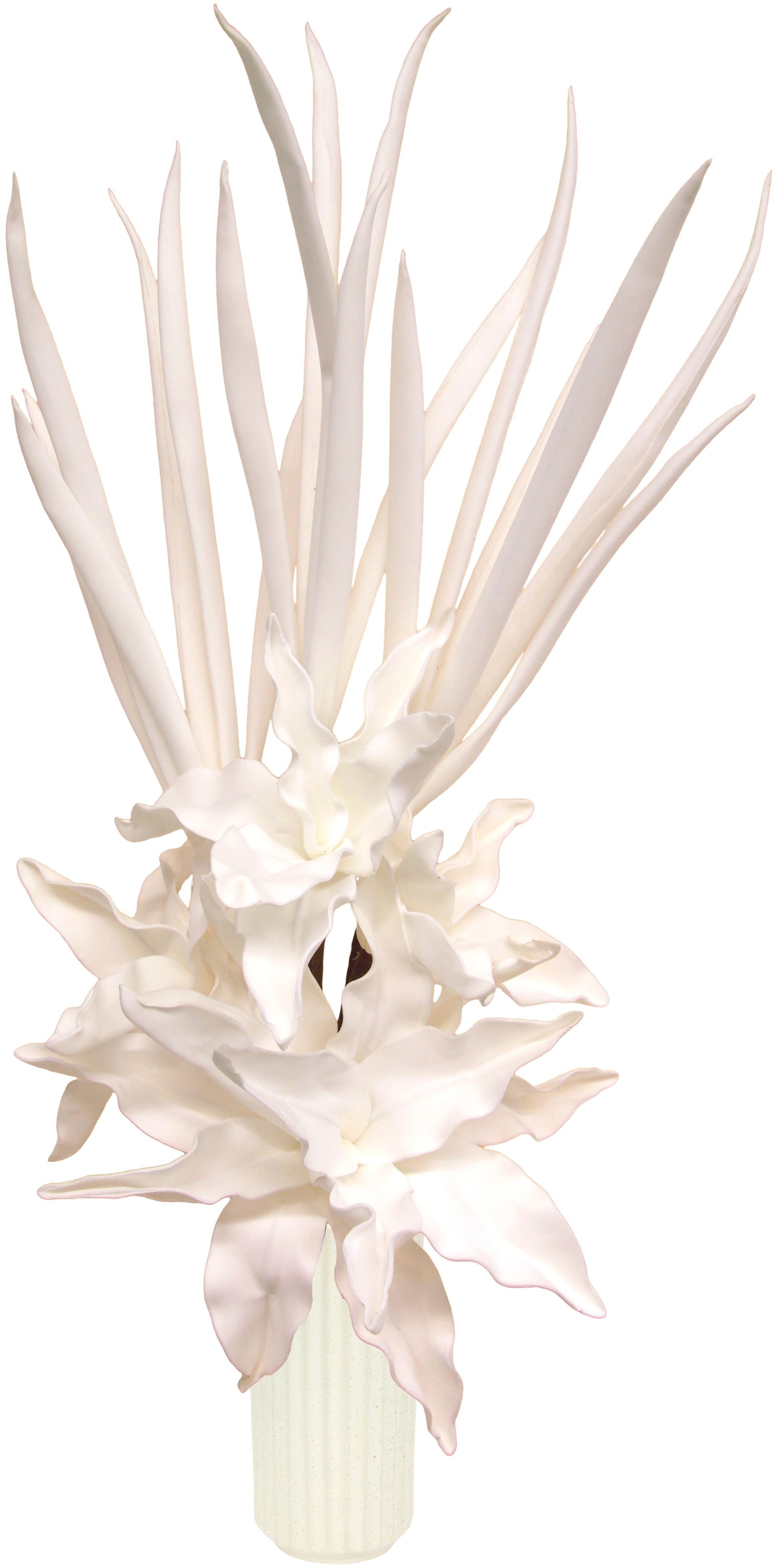 I.GE.A. Kunstblume »Soft-Blumenarrangement«, Keramikvase