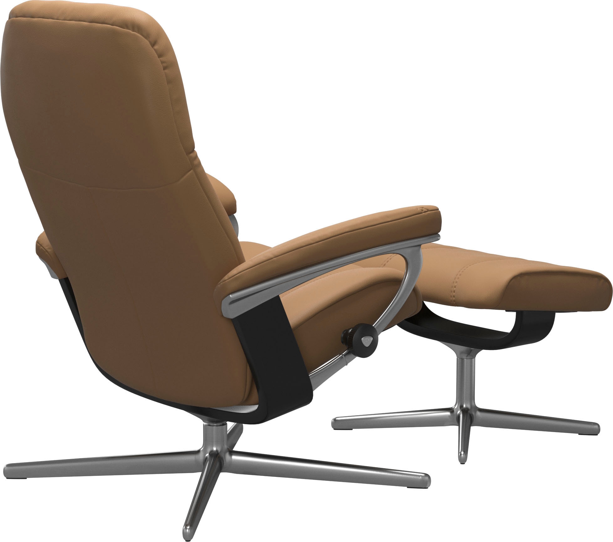 Stressless® Fußhocker »Consul«, mit Cross Base, Größe S, M & L, Holzakzent Schwarz