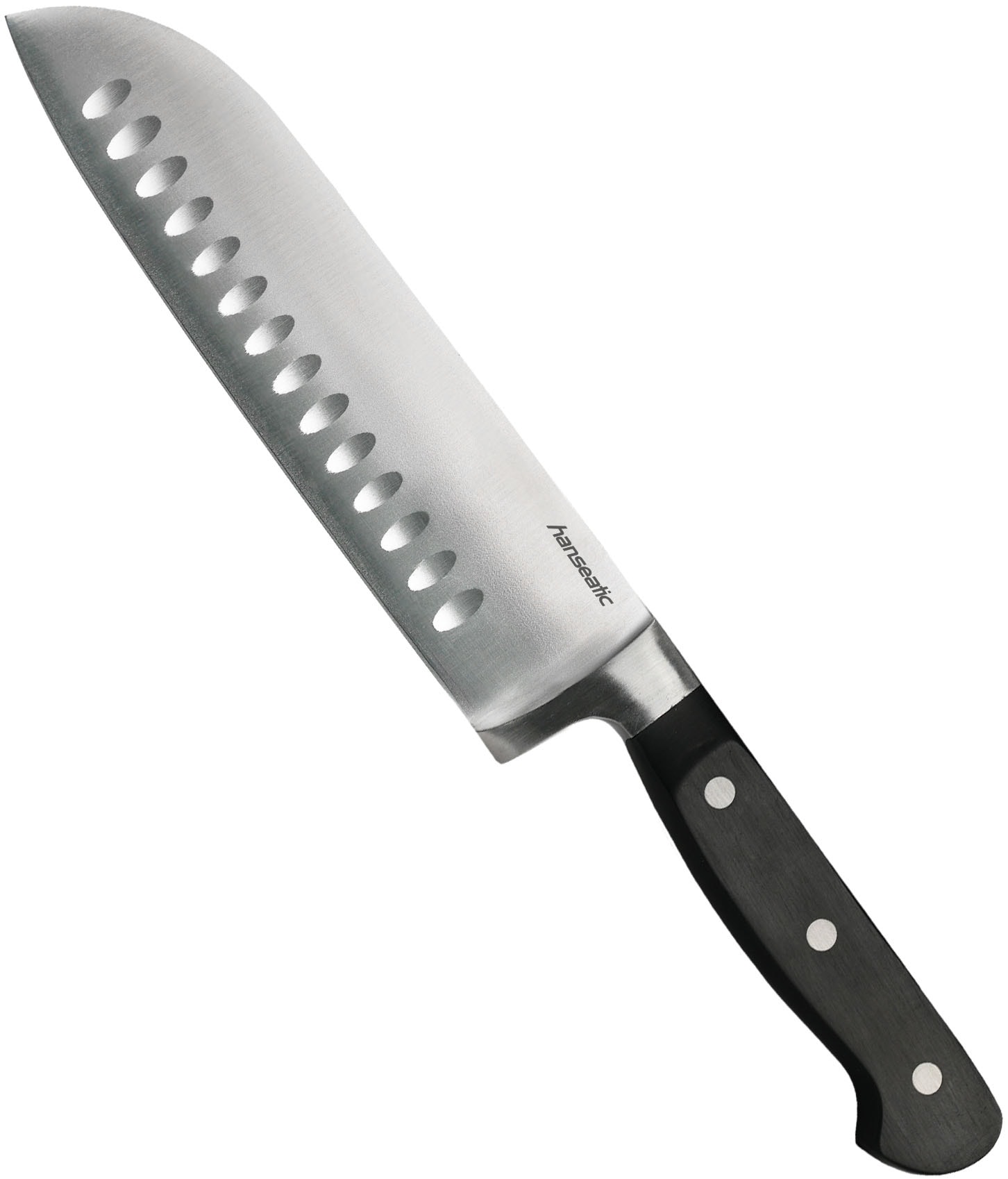 Hanseatic Messer-Set »hanseatic PREMIUM, 5-teilig« mit schwarzen Griffen, mit Nieten