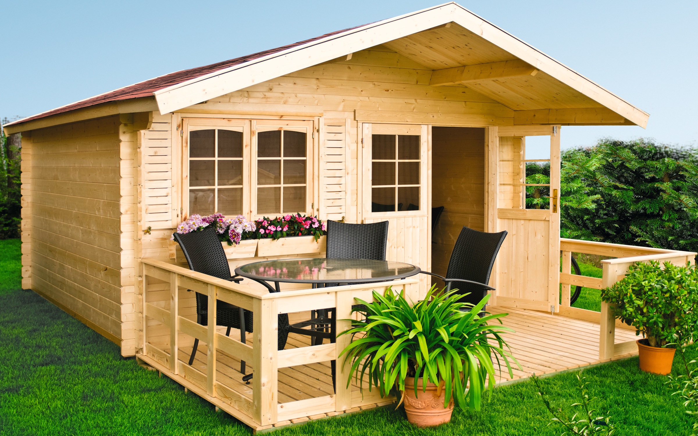Kiehn-Holz Gartenhaus »Gipsberg 1«, (Set)