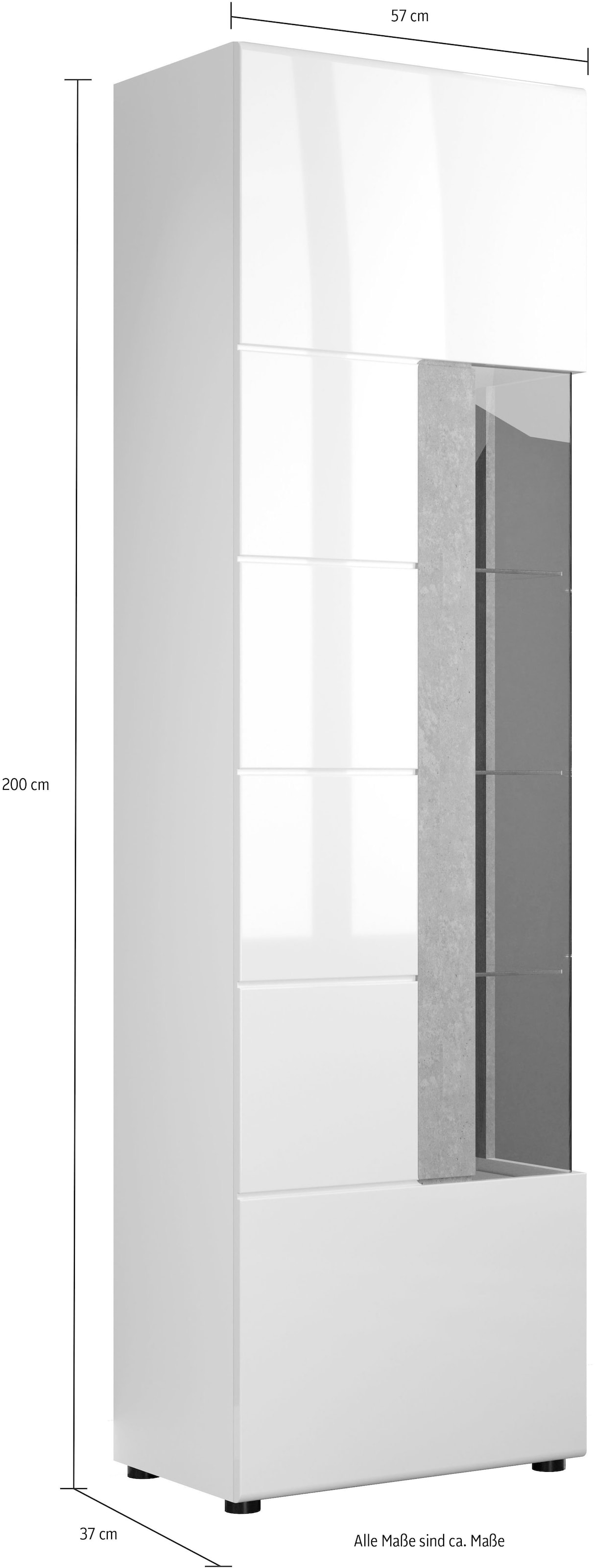 INOSIGN Vitrine »Taormina«, viele Erweiterungsmöglichkeiten