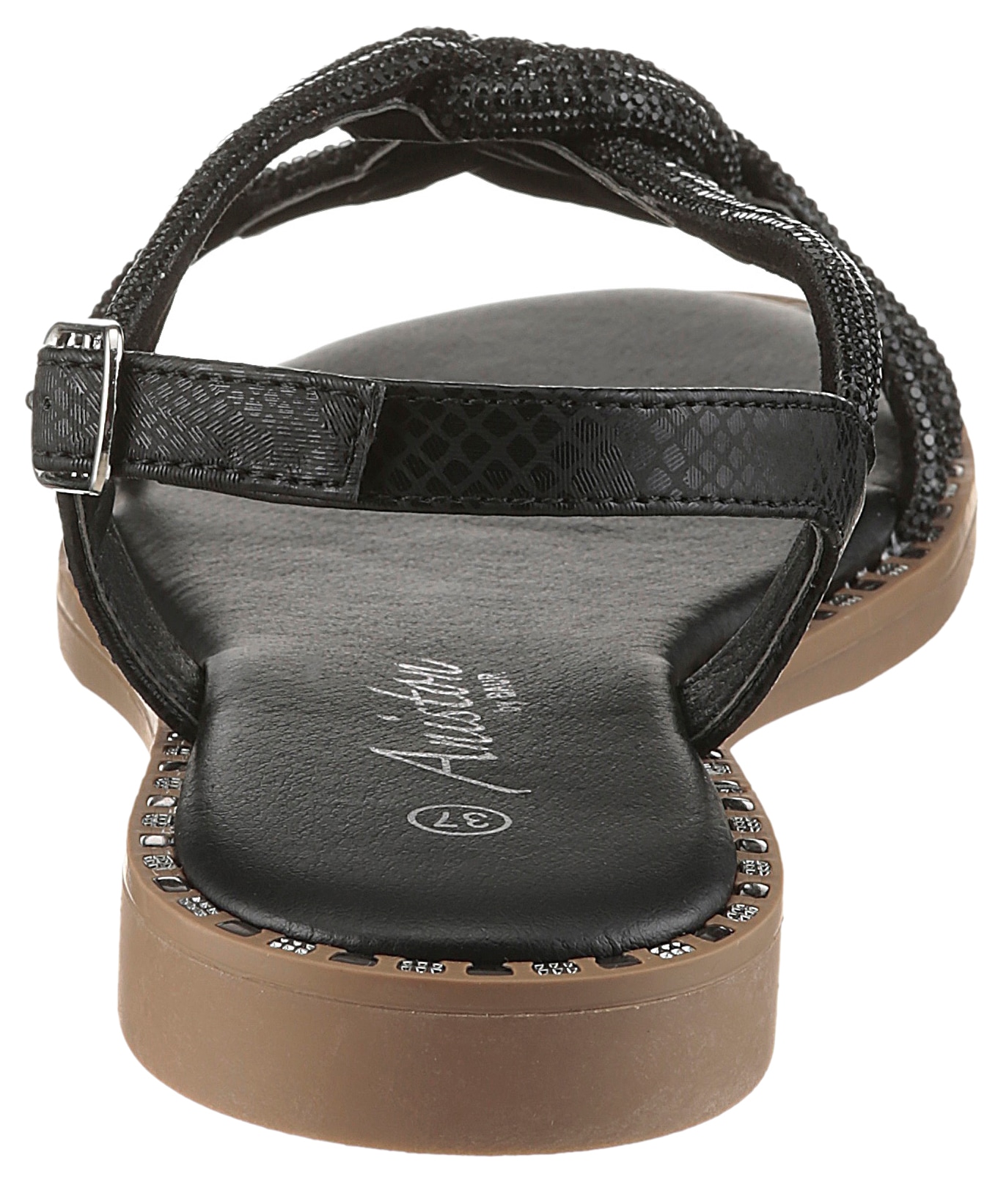 Aniston SHOES Sandale  Sommerschuh, Riemchensandale mit Glitzerdetails - NEUE KOLLEKTION